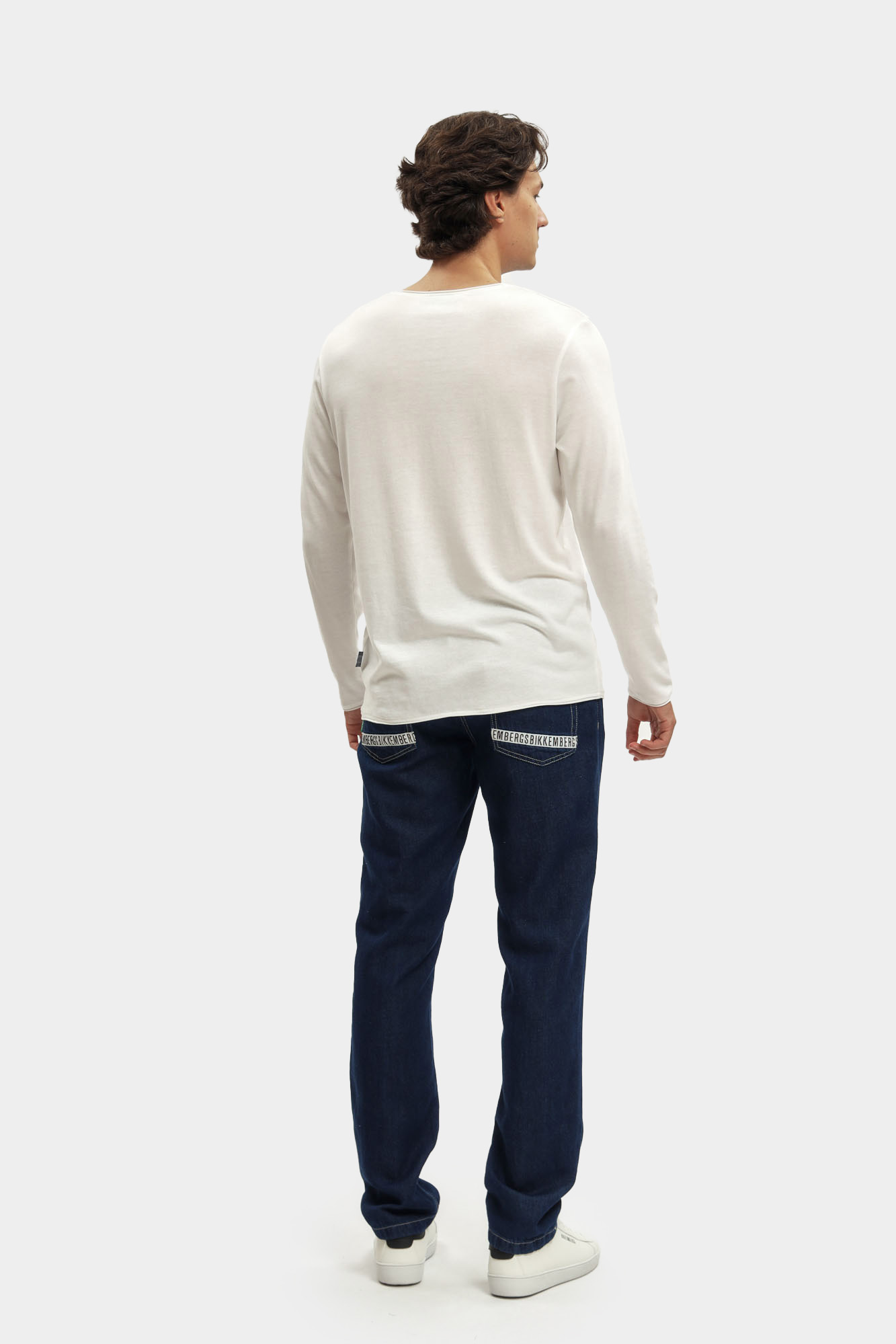 BMD0833R Брюки джинсовые Bikkembergs Синий