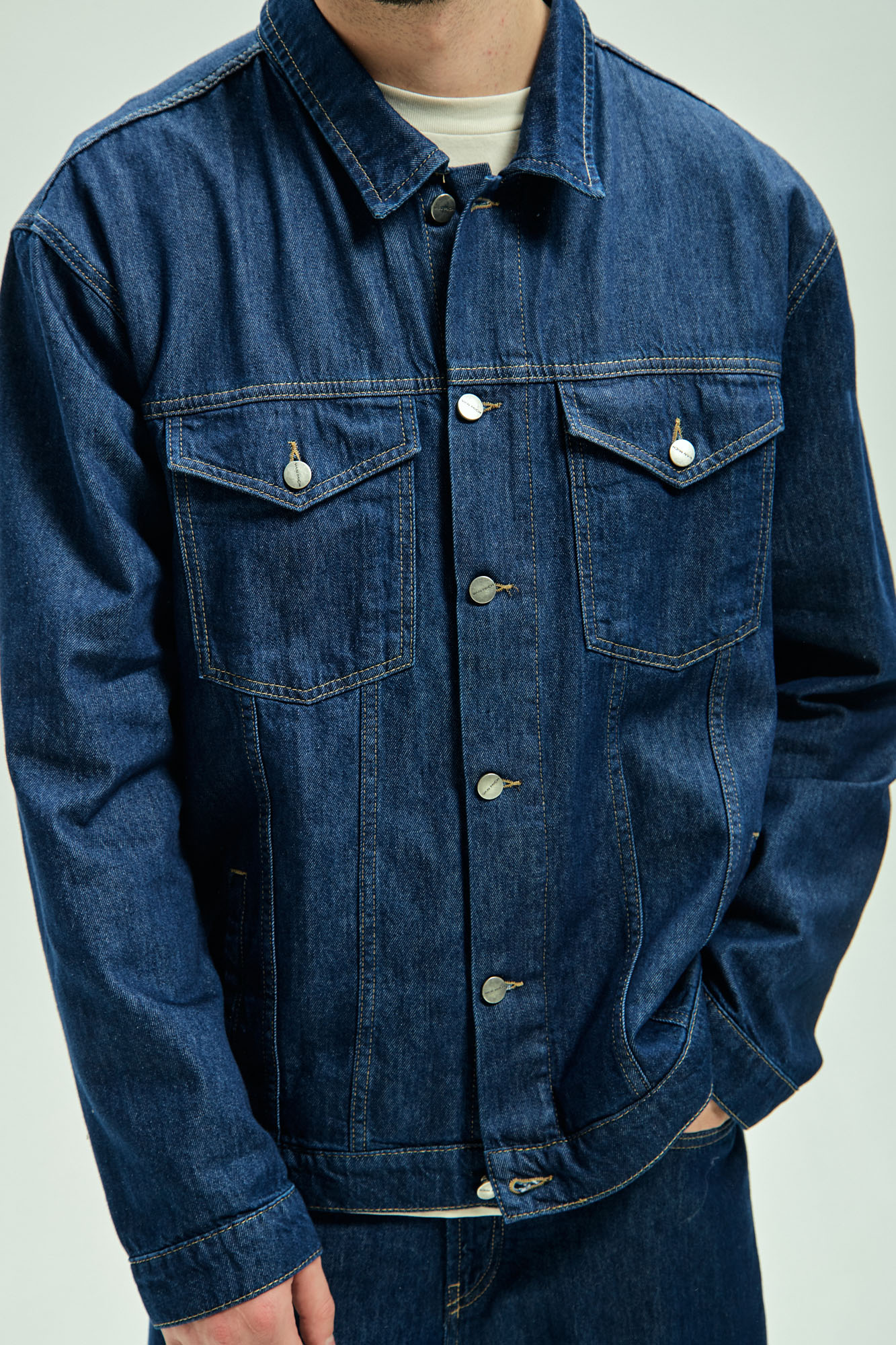 VM-OMA-33-001 Куртка джинсовая Van Mich Синий