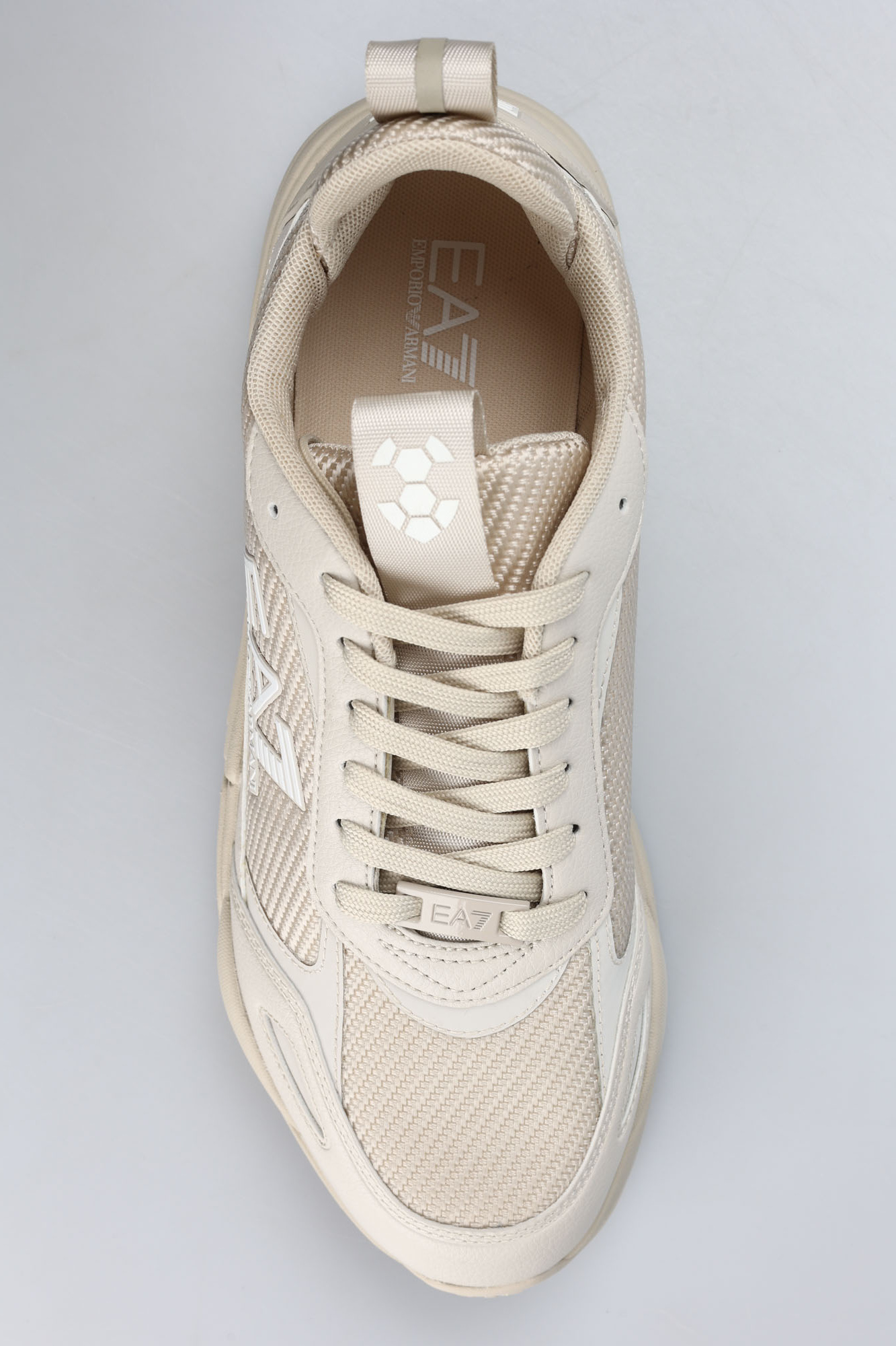 X8X152_XK378 Кроссовки EA7 Бежевый