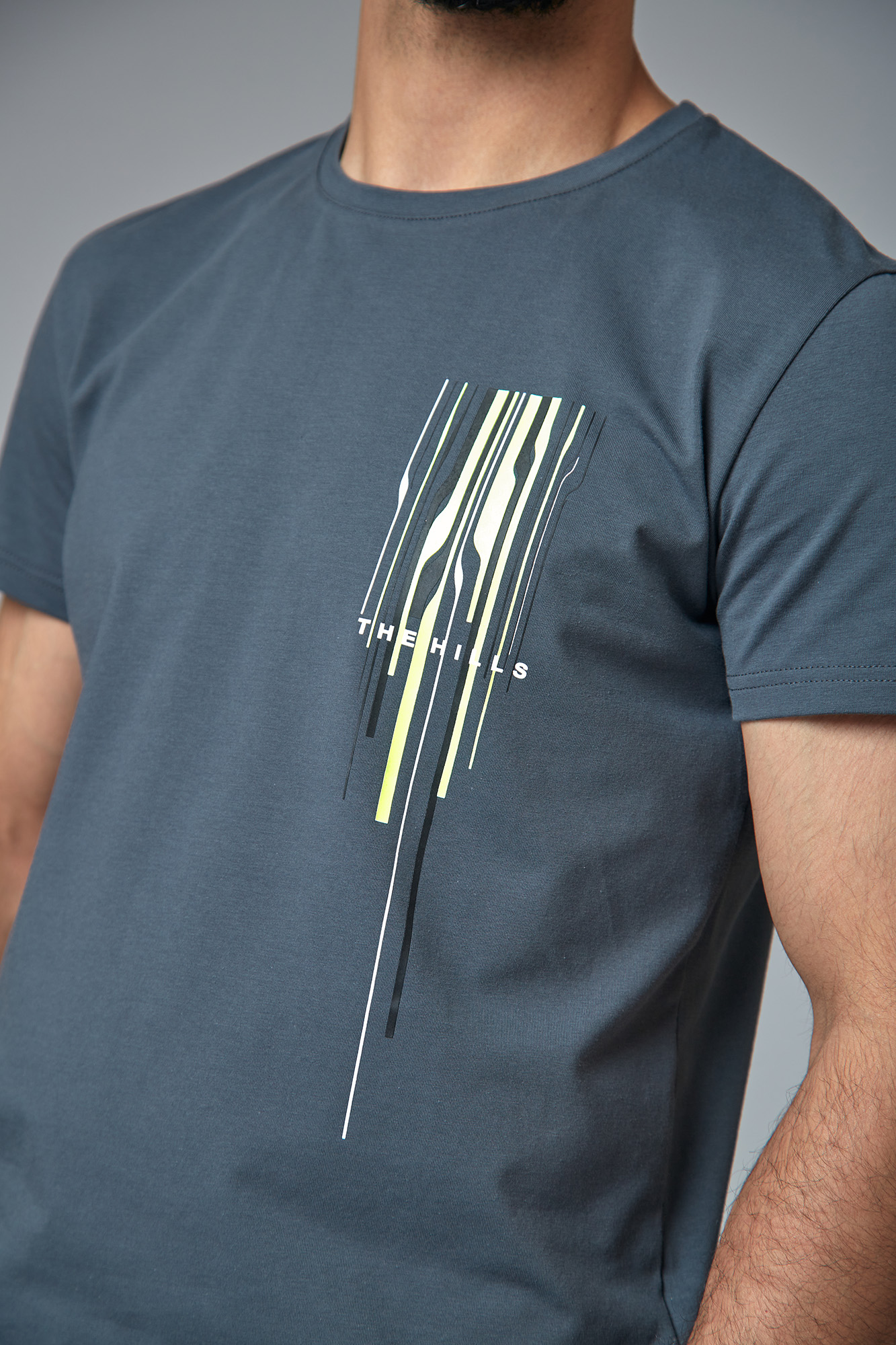 M-232-P-0011 Футболка The Hills Серый