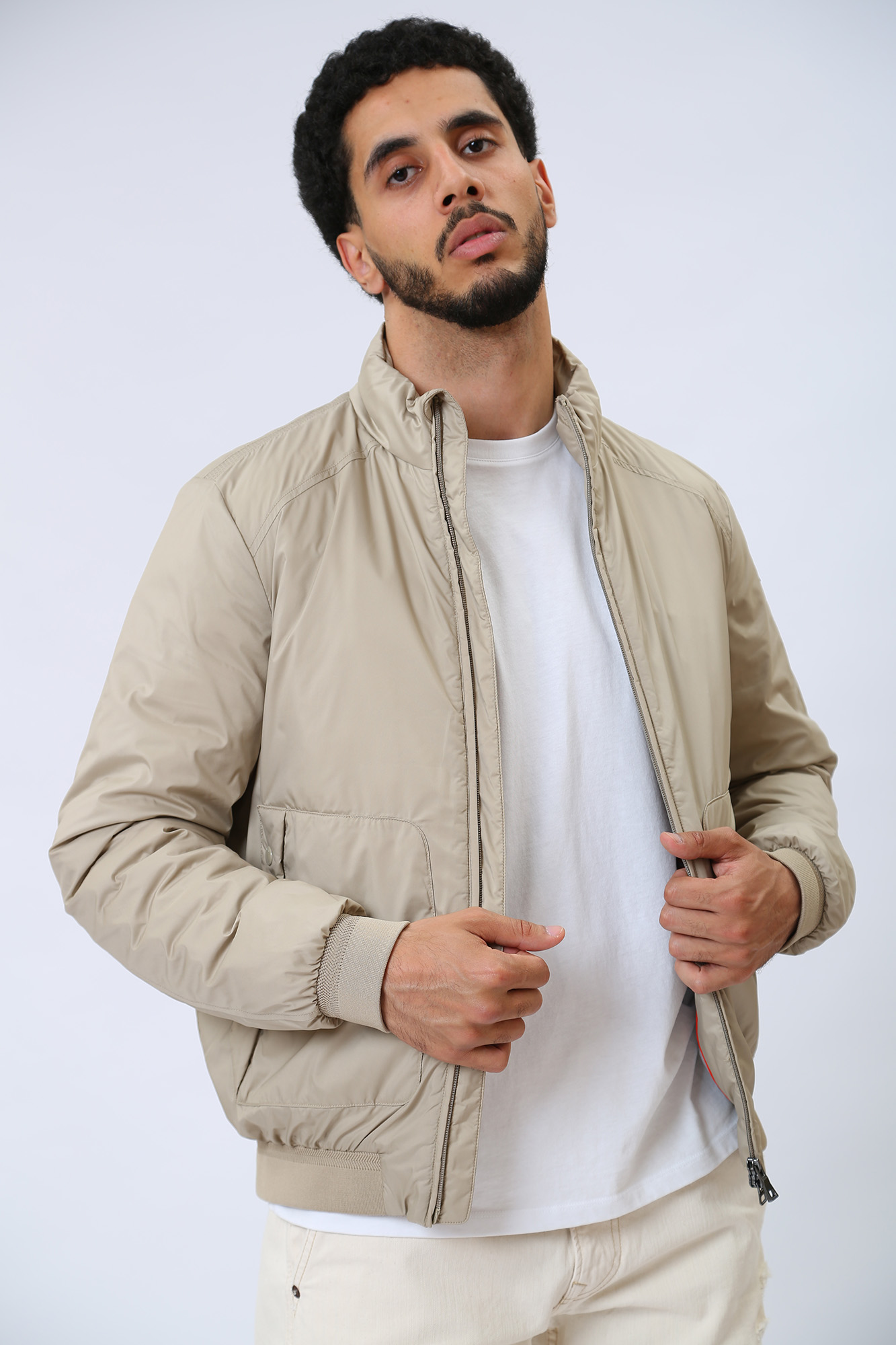 M3528ZT2937F5 Куртка-бомбер Geox Бежевый