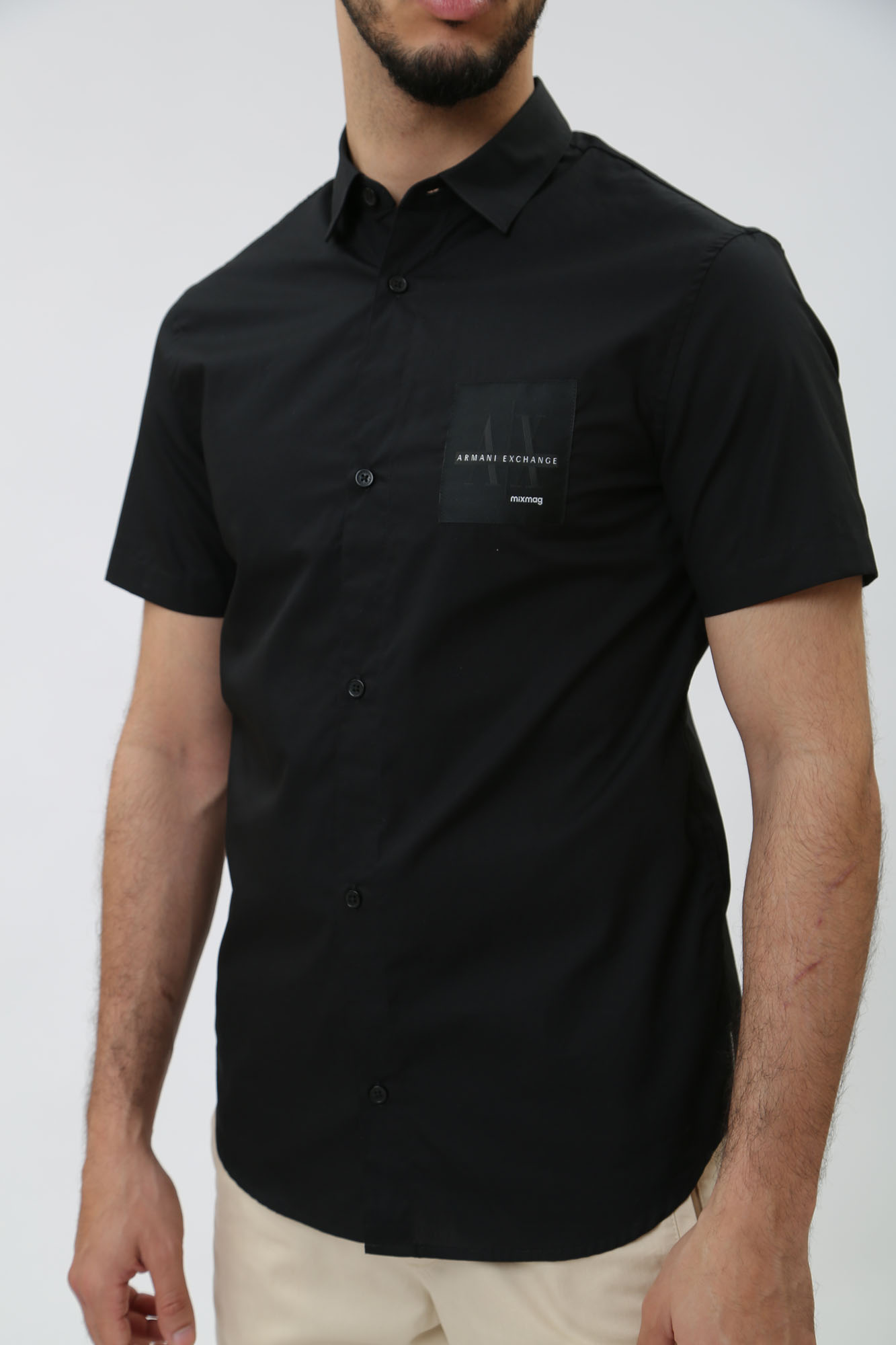 3DZC27_ZNXLZ Рубашка Armani Exchange Черный