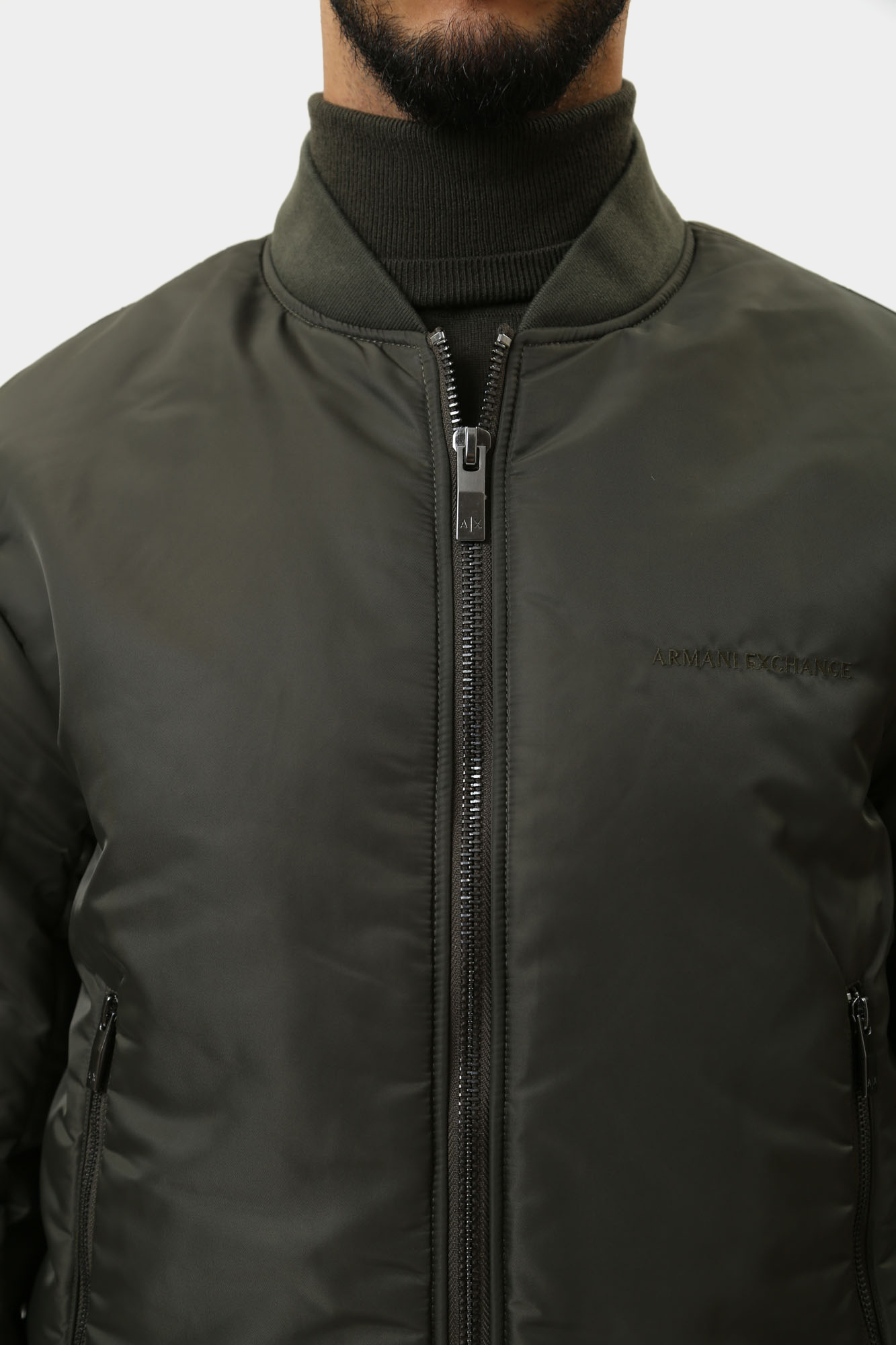 6DZB01_ZN4WZ Бомбер Armani Exchange Черный