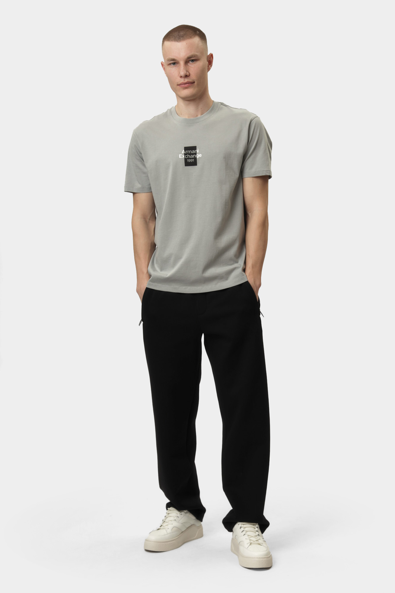 XM000767_AF12308 Футболка Armani Exchange Серый