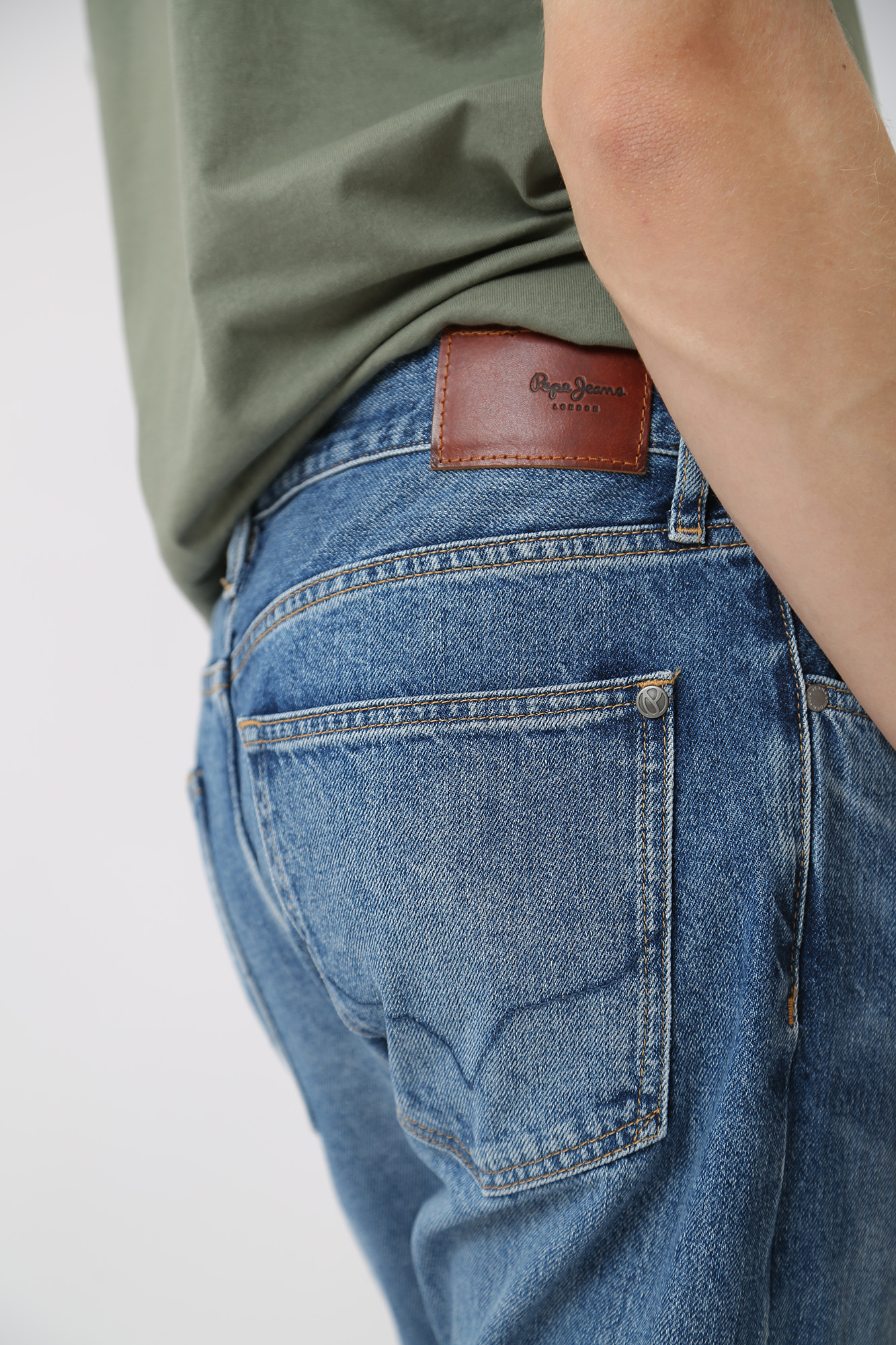 PM207394HT3 Джинсы  STRAIGHT JEANS  Pepe Jeans Голубой