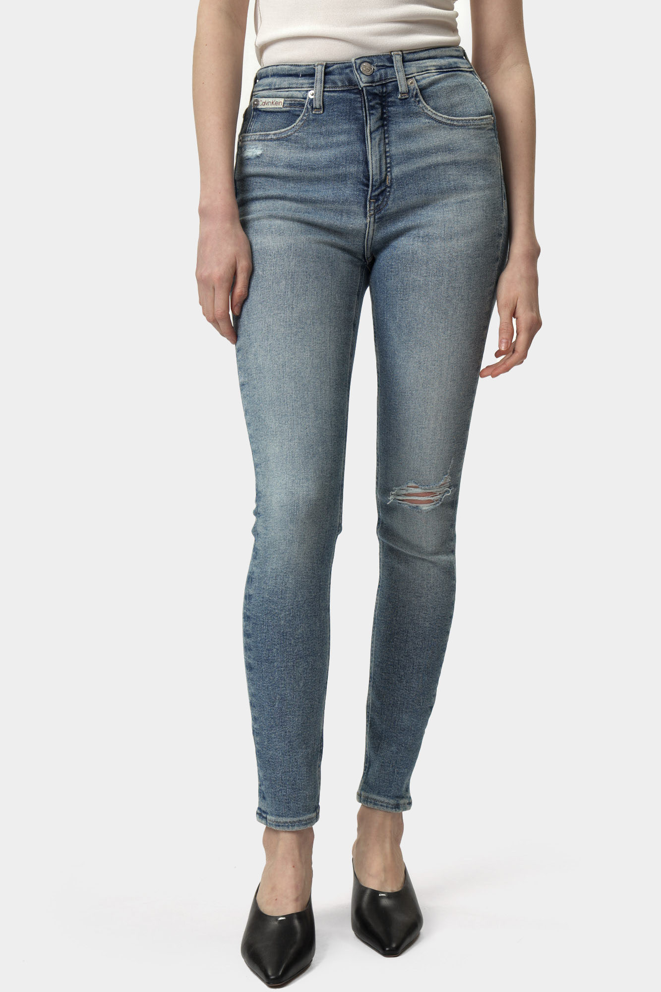 J20J224495 брюки джинсовые calvin klein jeans 