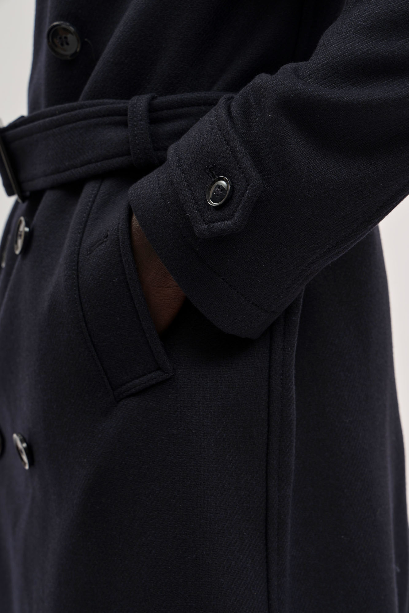 30048649_10019804 Пальто Strellson Синий