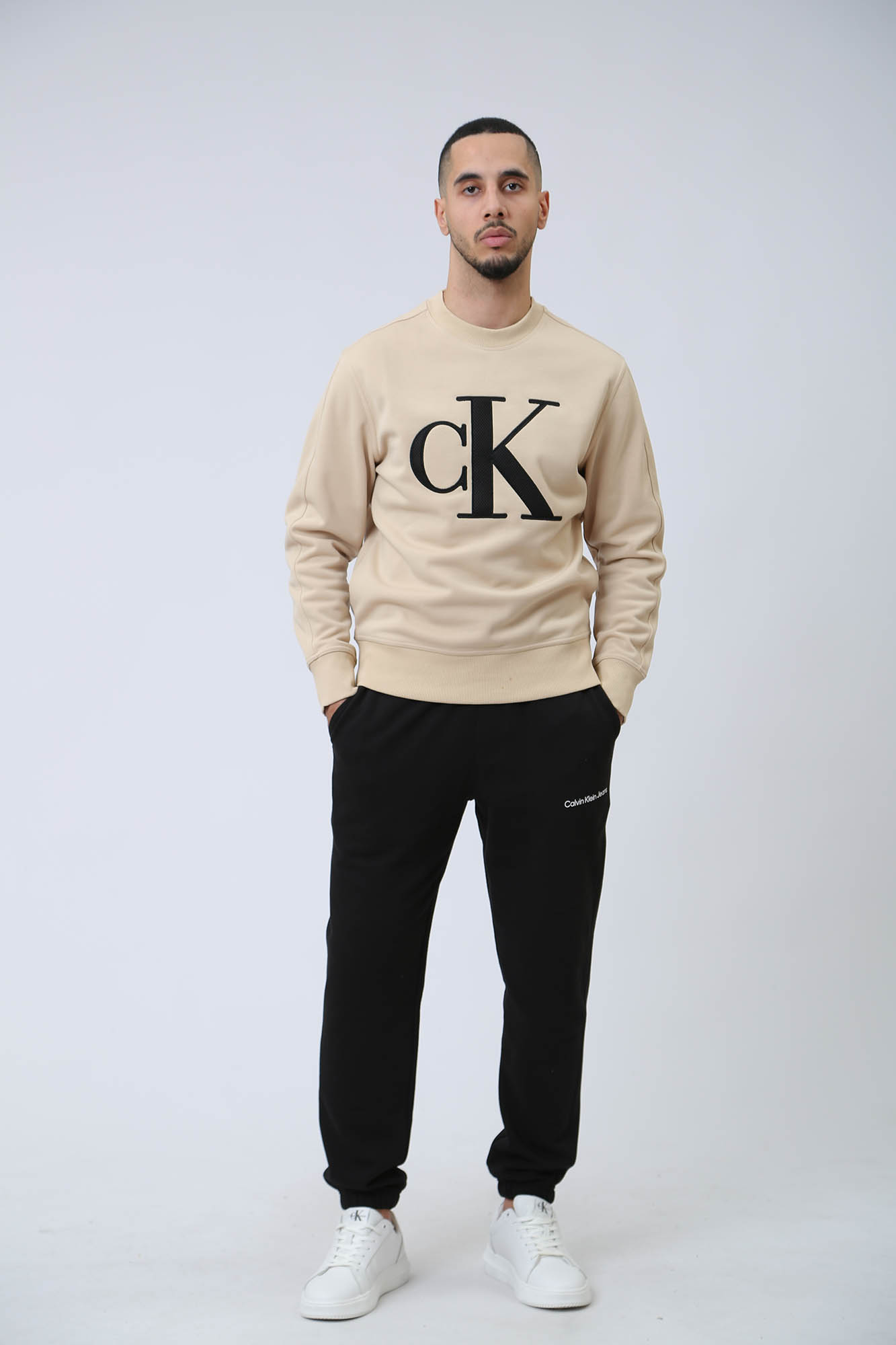 J30J325028 Свитшот Calvin Klein Jeans Бежевый