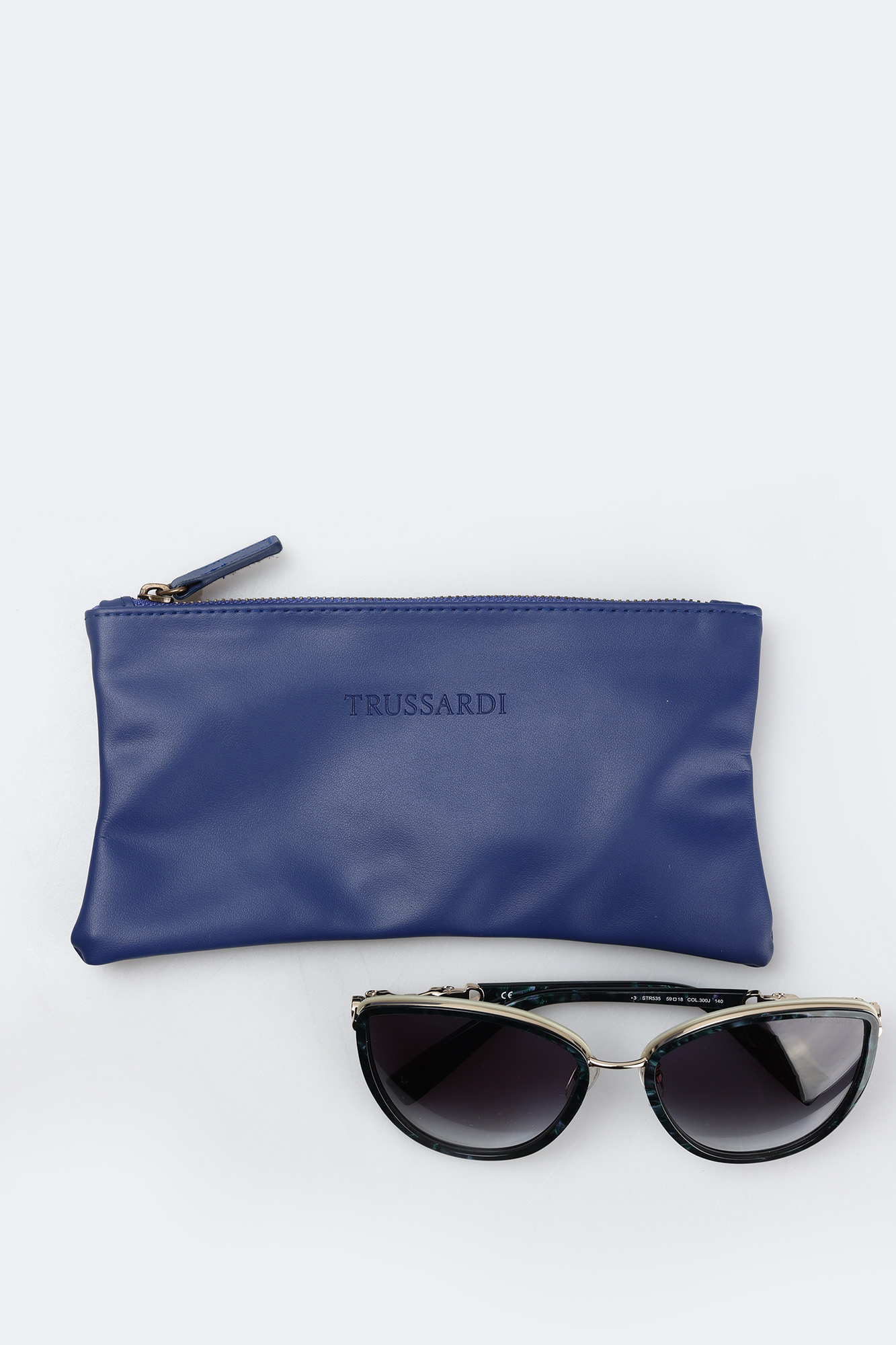 Trussardi-535-300 Очки с футляром Trussardi Бирюзовый