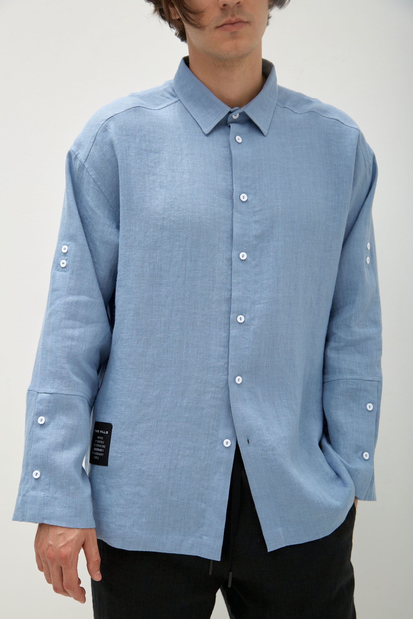 M-241-TH-56-1086 Рубашка с длинным рукавом The Hills Голубой