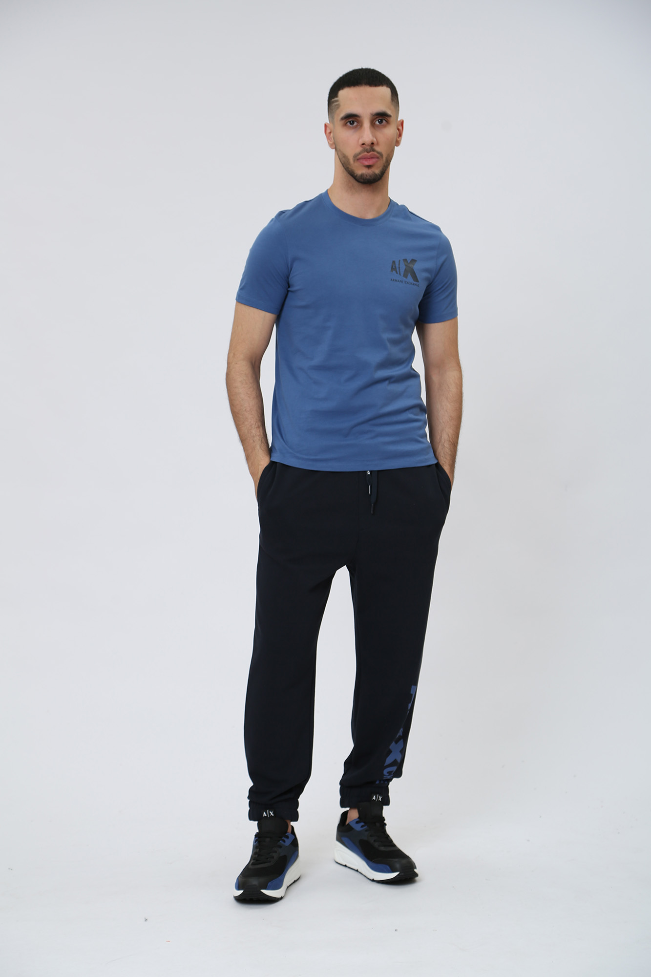 3RZPFA_ZJXAZ Брюки спортивные Armani Exchange Синий