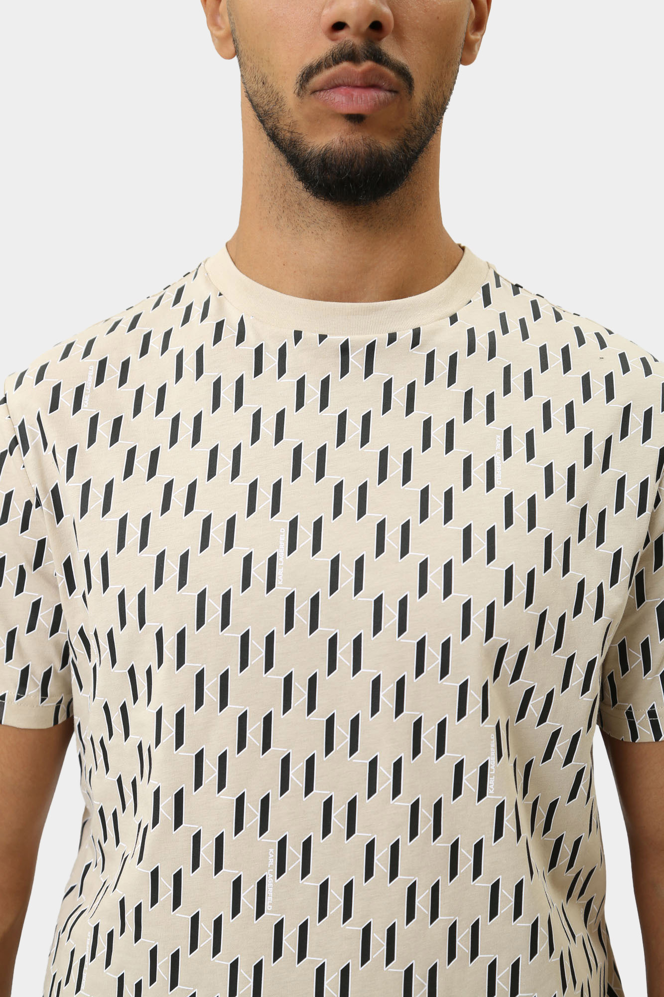 544251_755074 Футболка Karl Lagerfeld Бежевый