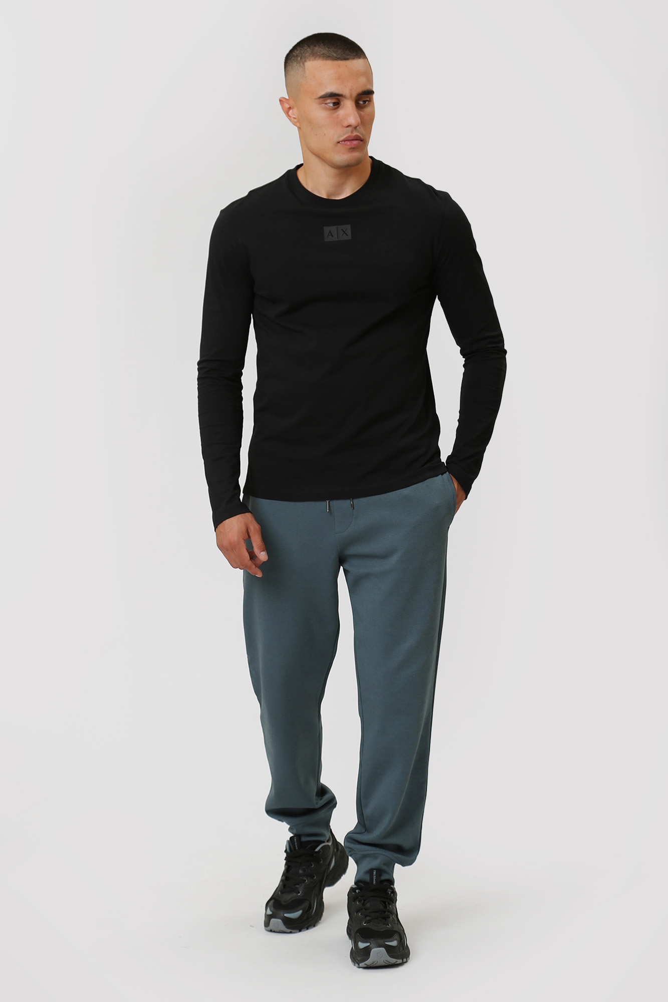 6RZPCA_ZJ9QZ Брюки спортивные Armani Exchange Зеленый