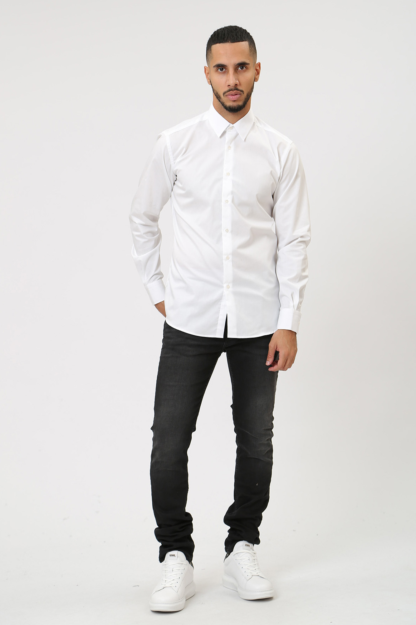 534699_605000 Сорочка д/р Karl Lagerfeld Белый