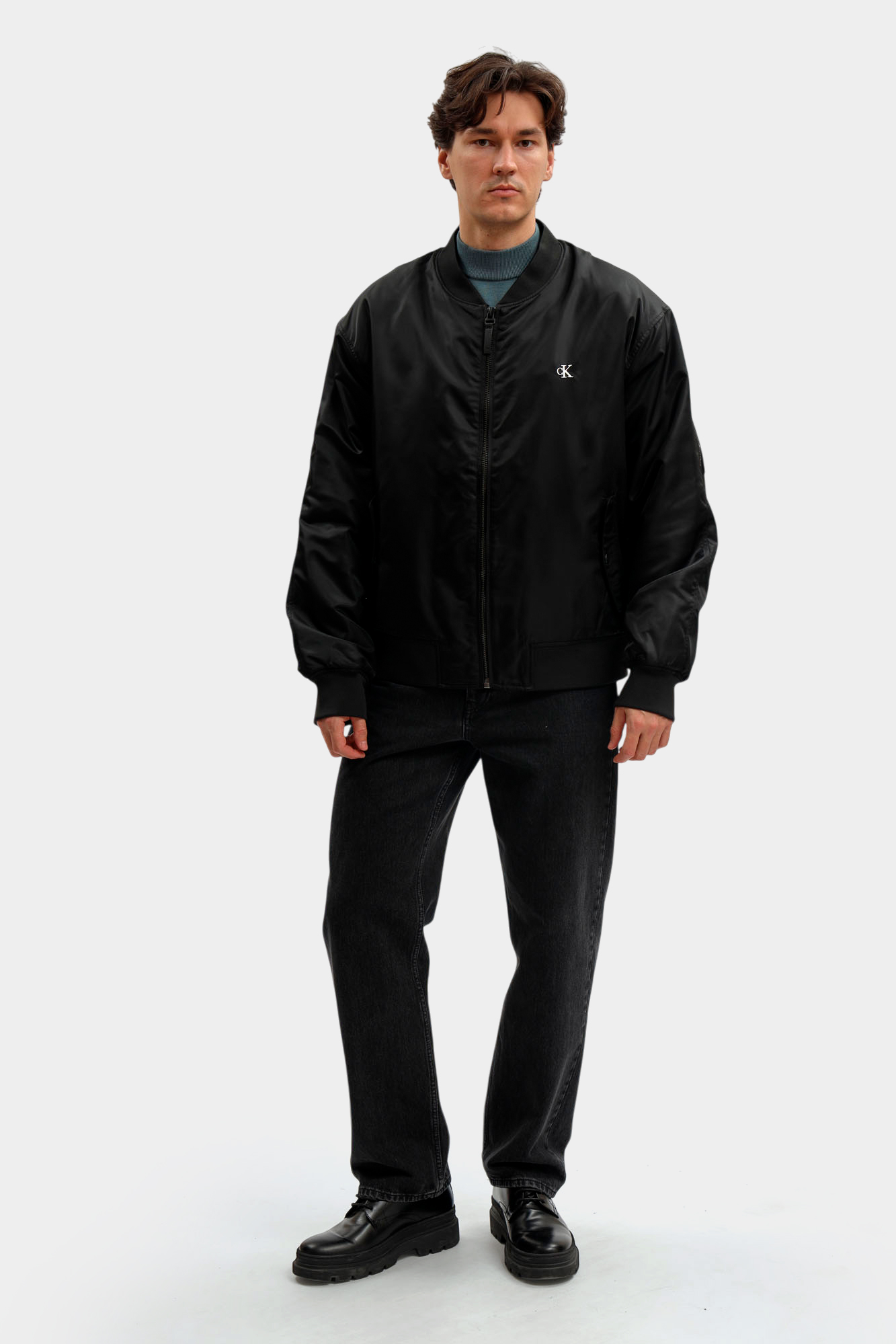 LV04RC526G Бомбер Calvin Klein Jeans Черный