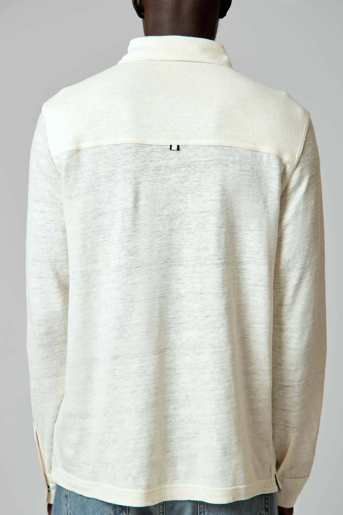 VM-OMA-55-383 Поло с длинным рукавом Van Mich Белый