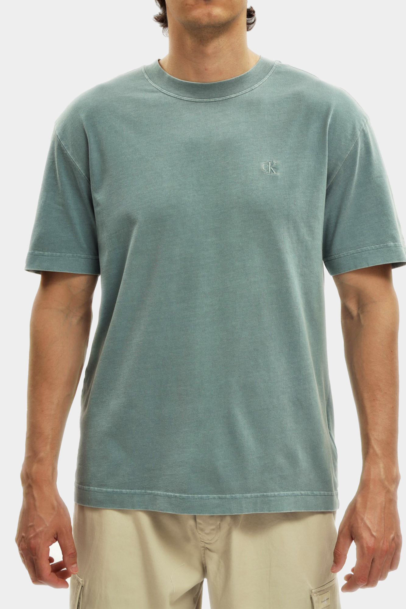 J30J327488 Футболка Calvin Klein Jeans Зеленый