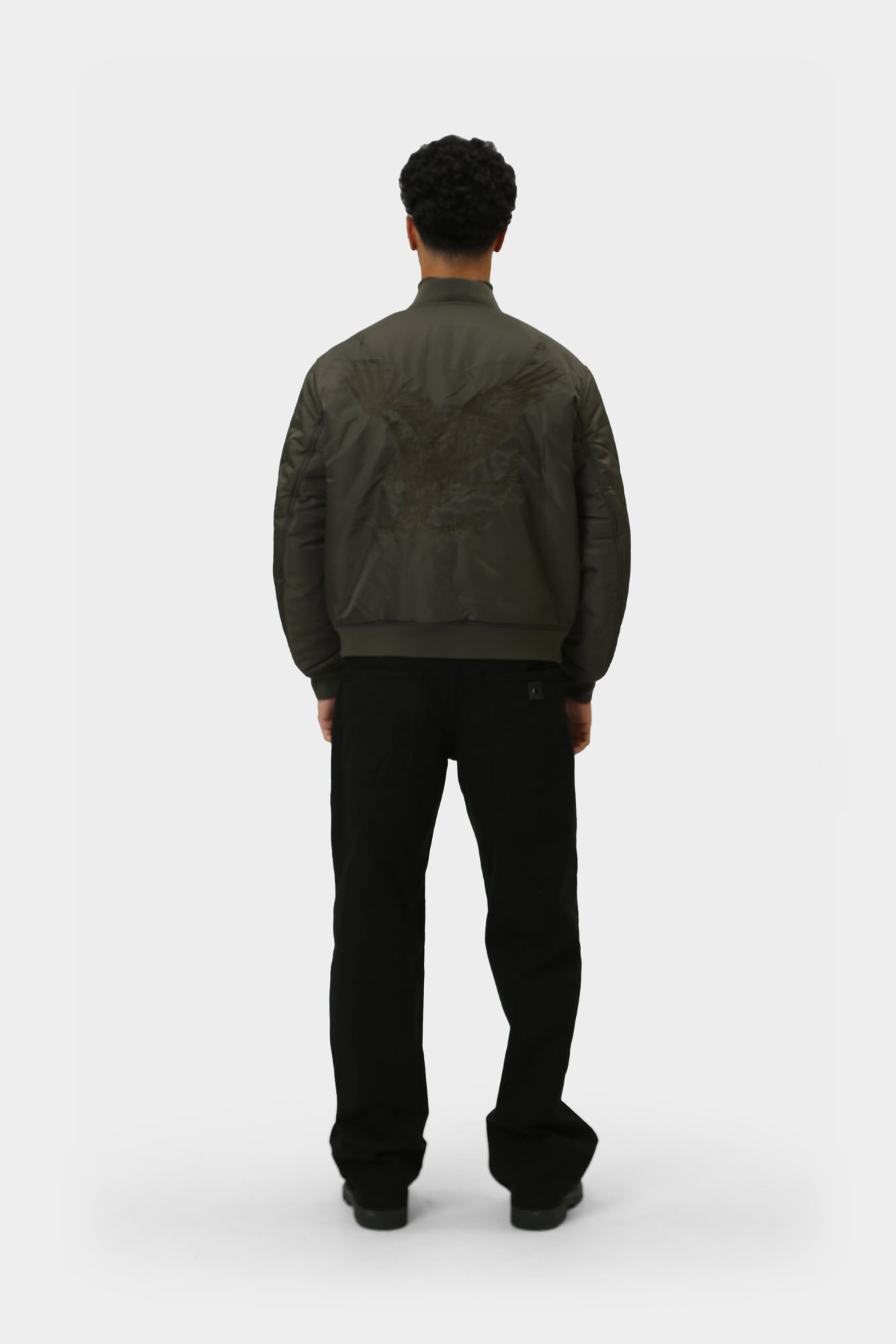 6DZB01_ZN4WZ Бомбер Armani Exchange Черный