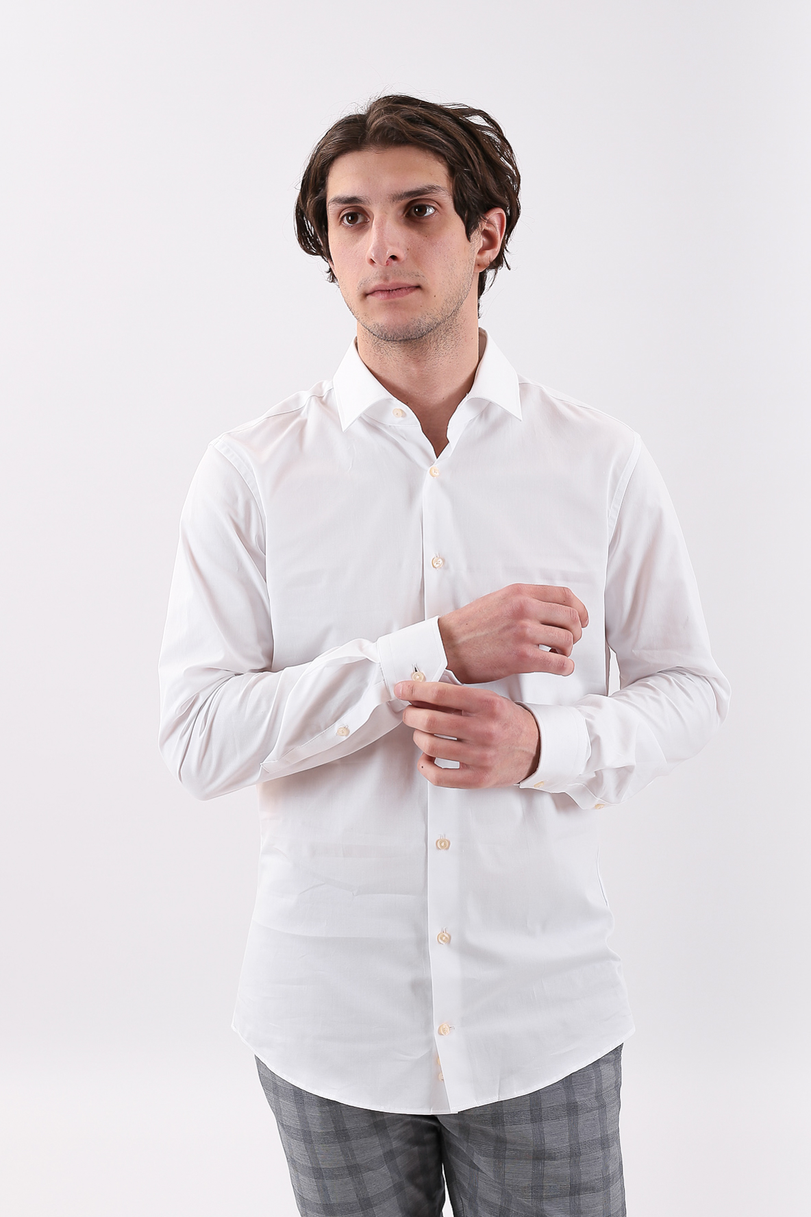 30032322_10000894 Сорочка Strellson Белый