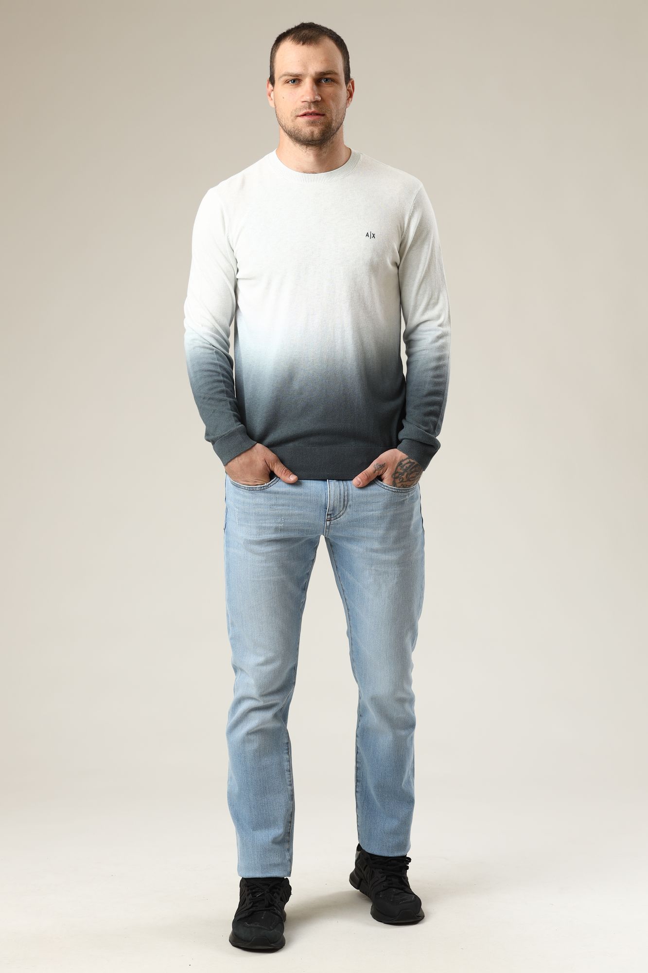 3KZM2B_ZMW8Z Джемпер Armani Exchange Белый