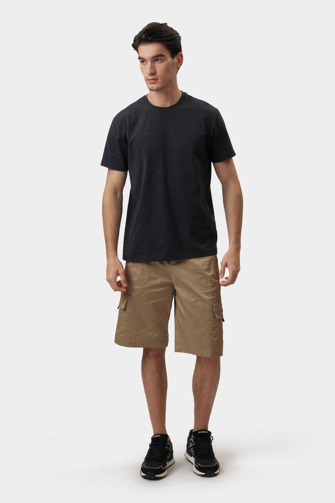 BMT0708 Футболка Bikkembergs Зеленый