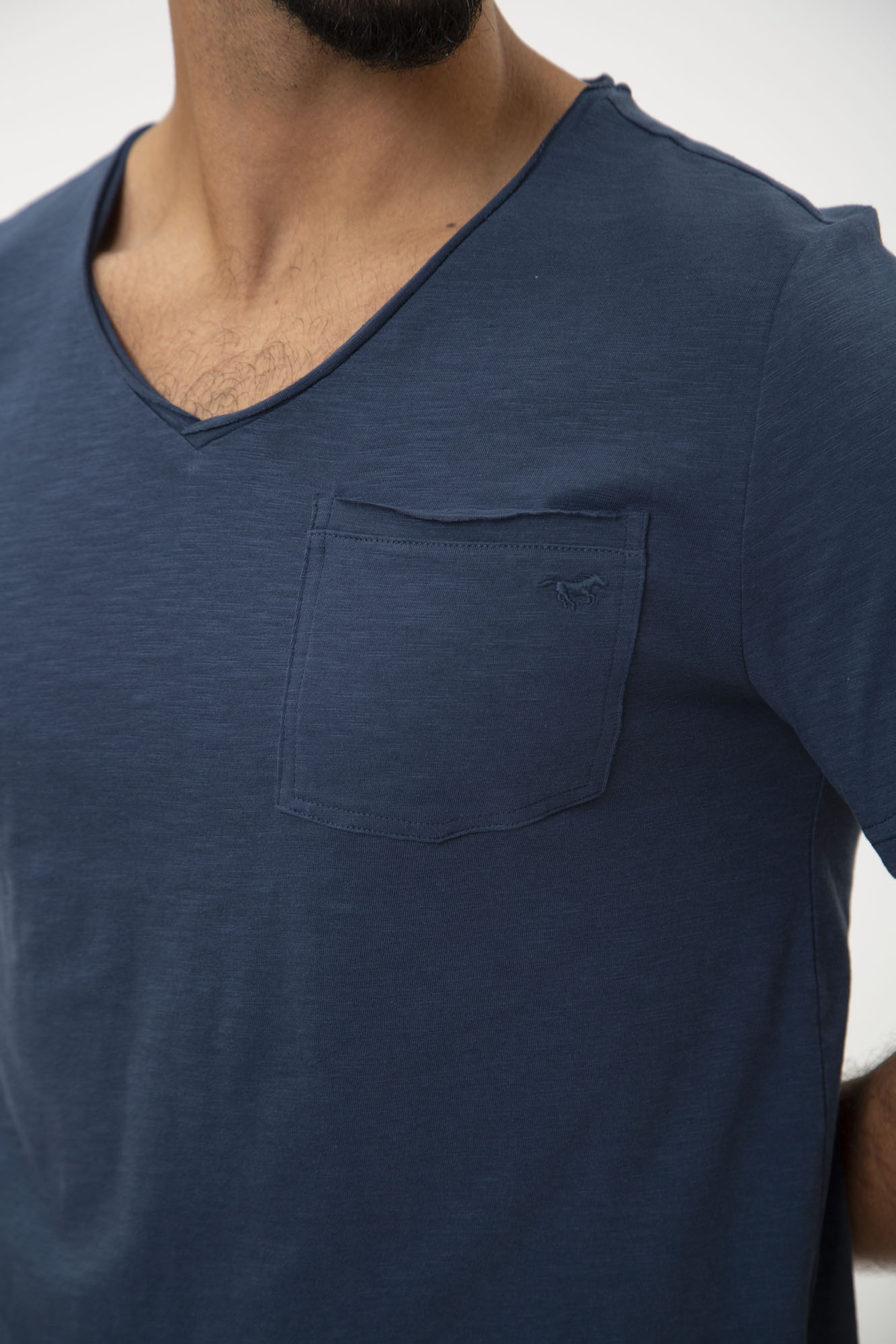 1014953 Футболка Mustang Синий