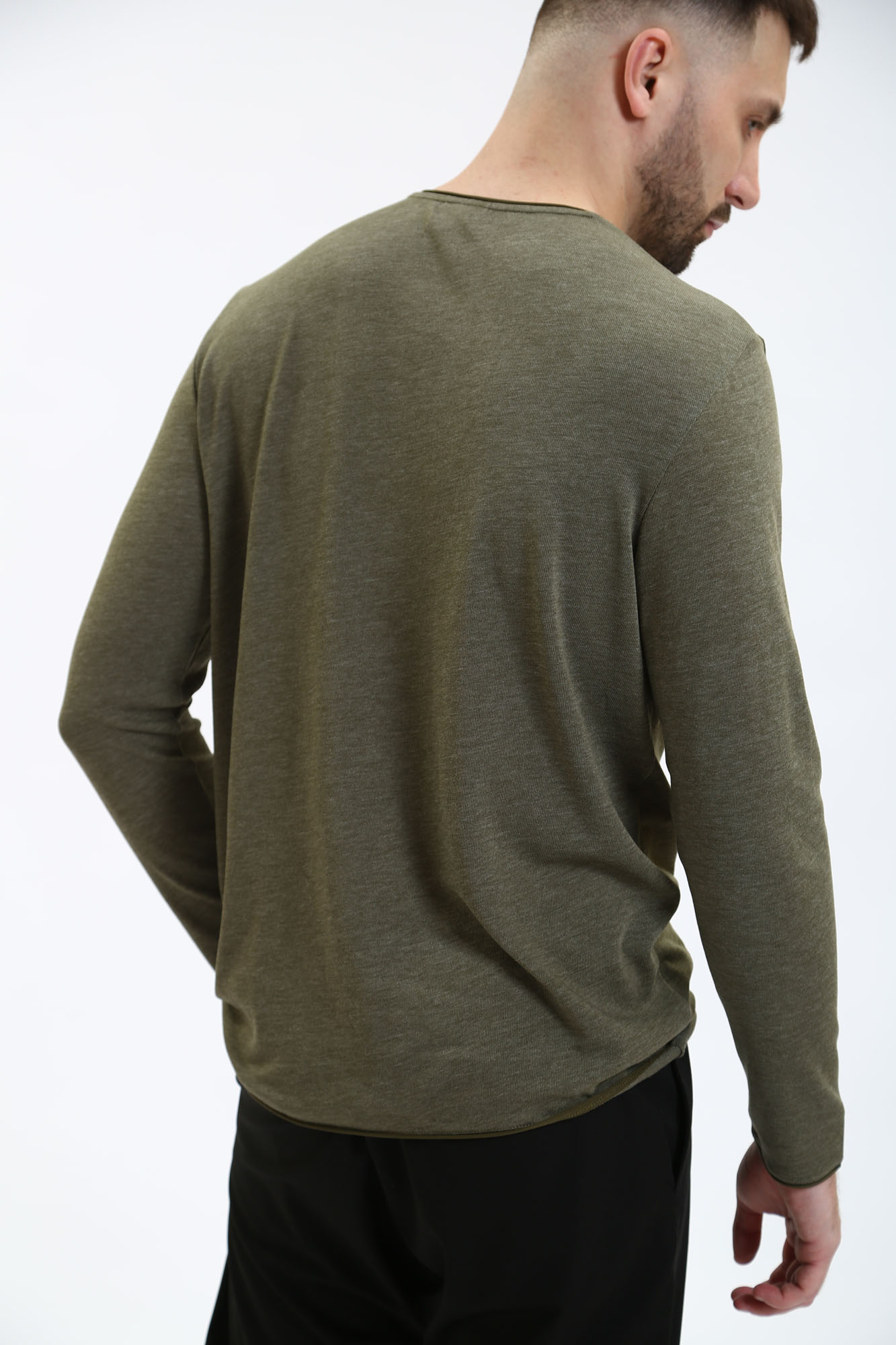 30039854_10008529 Лонгслив Strellson Зеленый