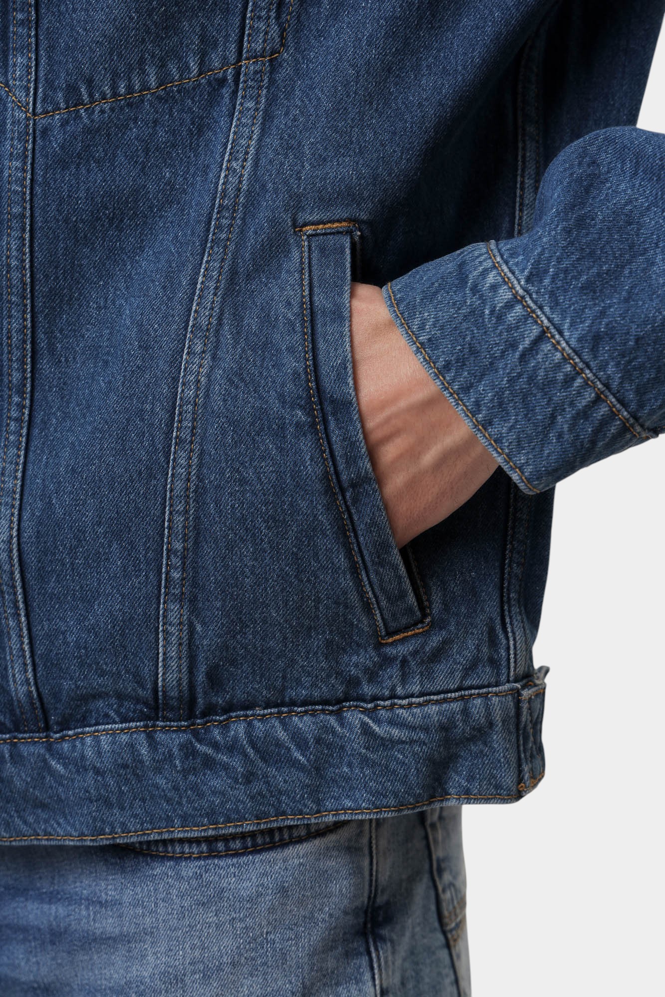 1016352-5000 Куртка джинсовая Mustang Синий