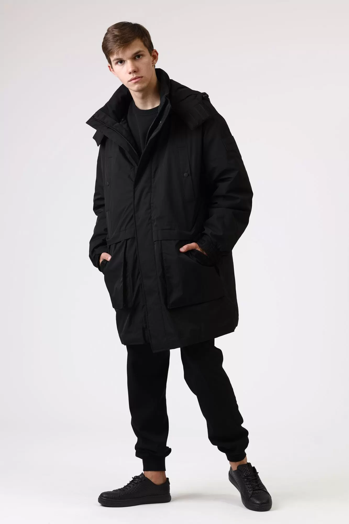 J30J316620_ Парка Calvin Klein Jeans Черный