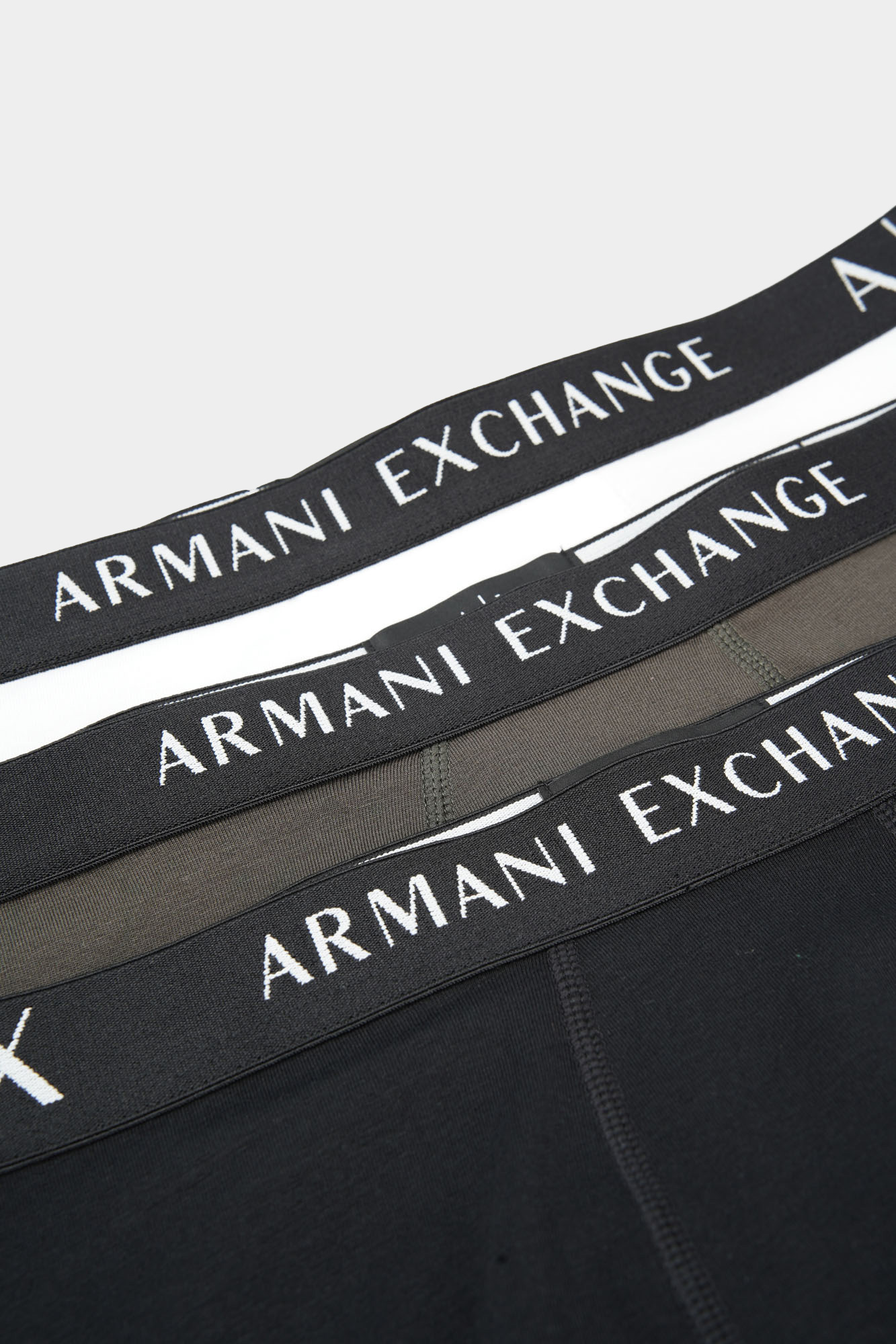 957028_CC282 Трусы 3 шт. Armani Exchange Белый