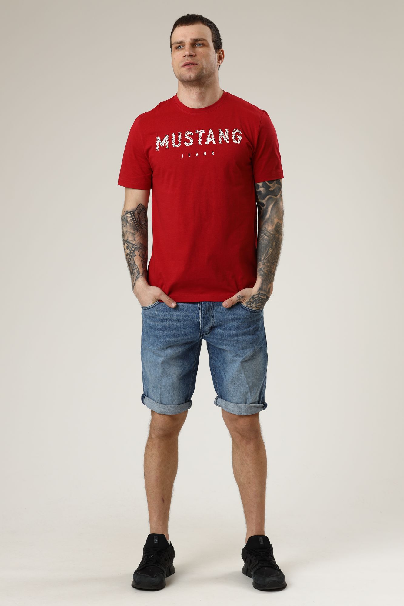 1010872-5000 Шорты джинсовые Mustang Голубой