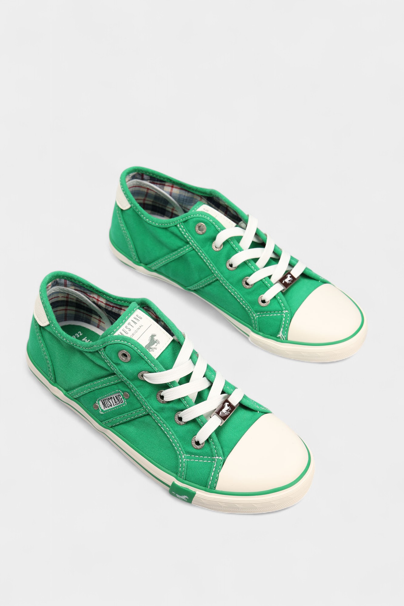 1099-310 Кеды Mustang Зеленый