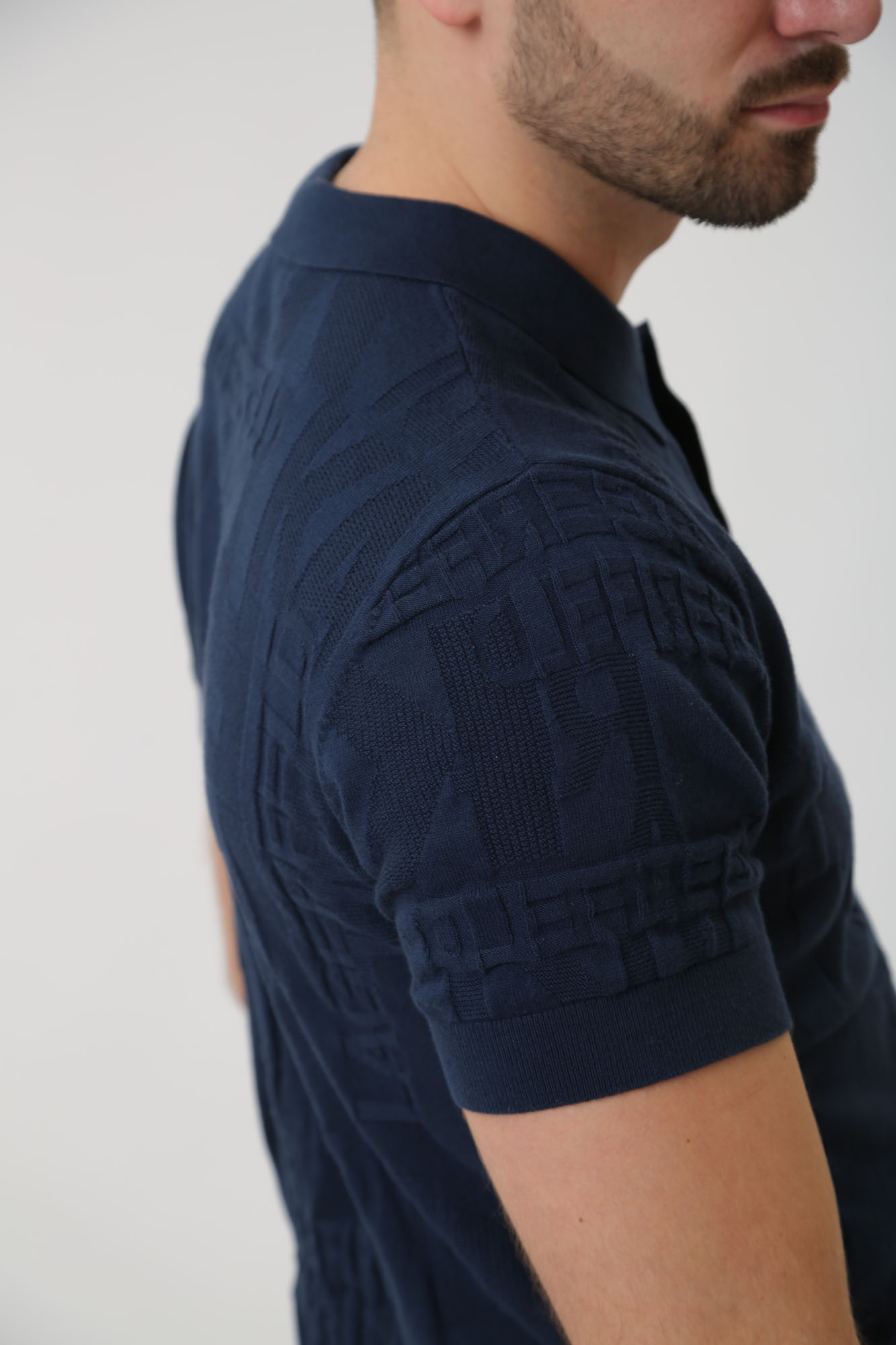 541306_655081 Поло трикотажное Karl Lagerfeld Синий