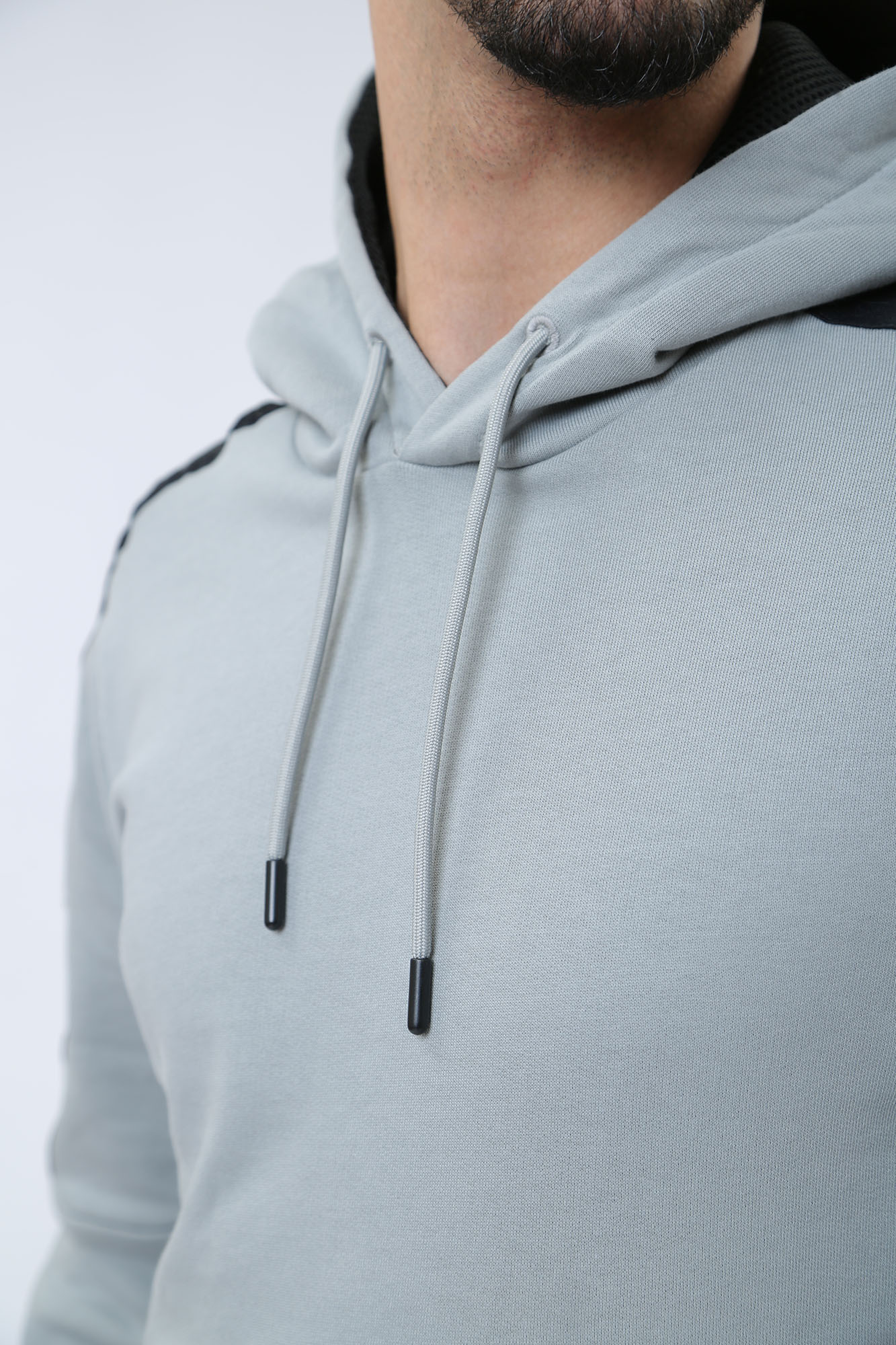 3DPM57_PJEQZ Худи EA7 Серый