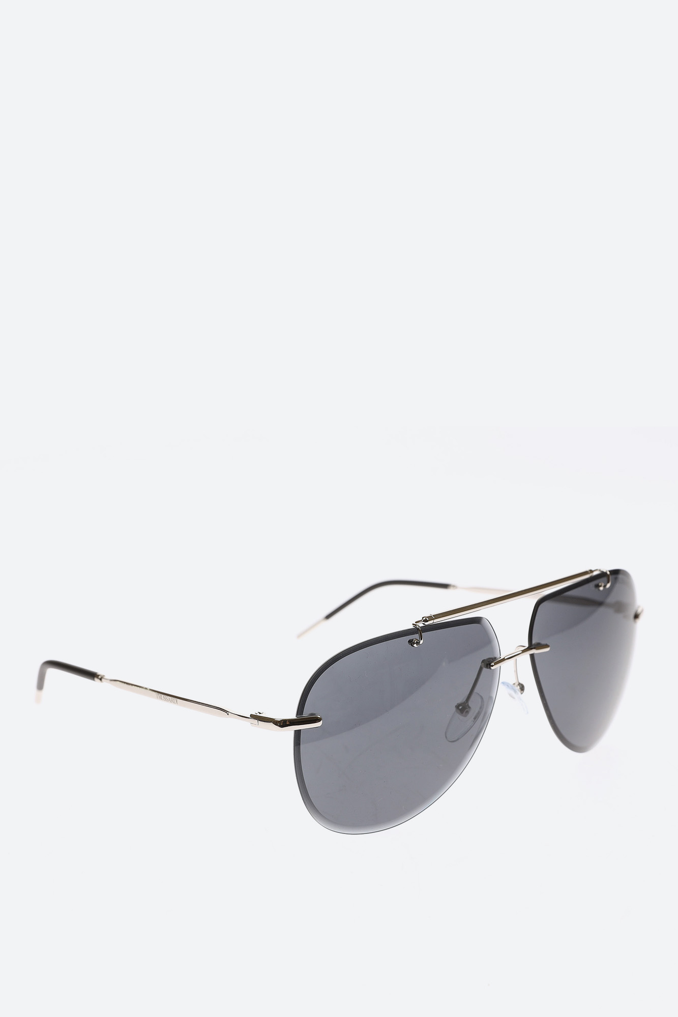 Trussardi-506 Очки с футляром Trussardi Серебряный