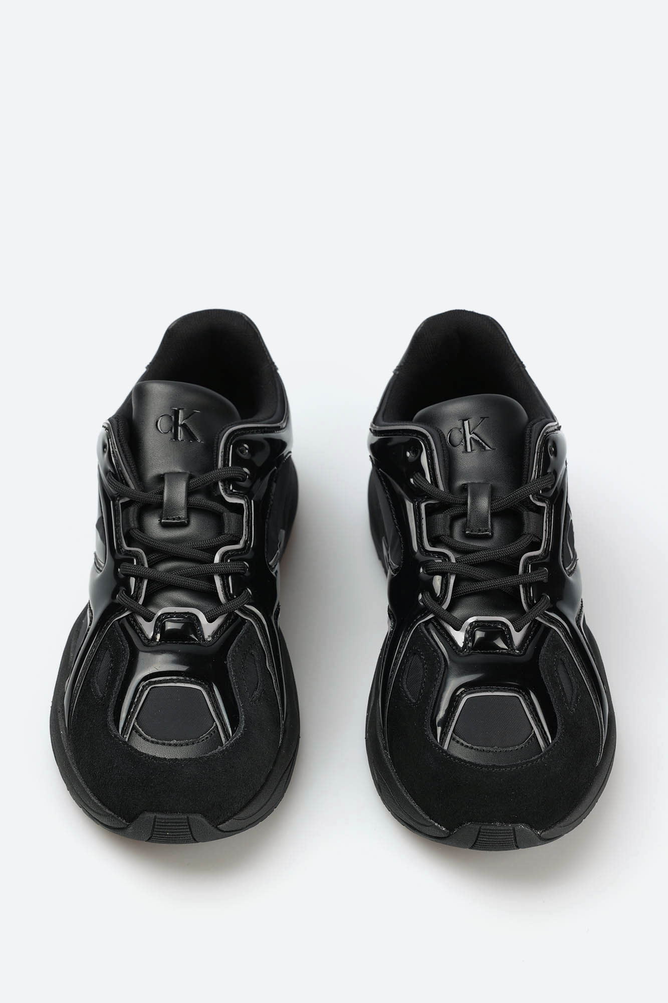 YW0YW01312 Высокие кроссовки Calvin Klein Jeans Черный