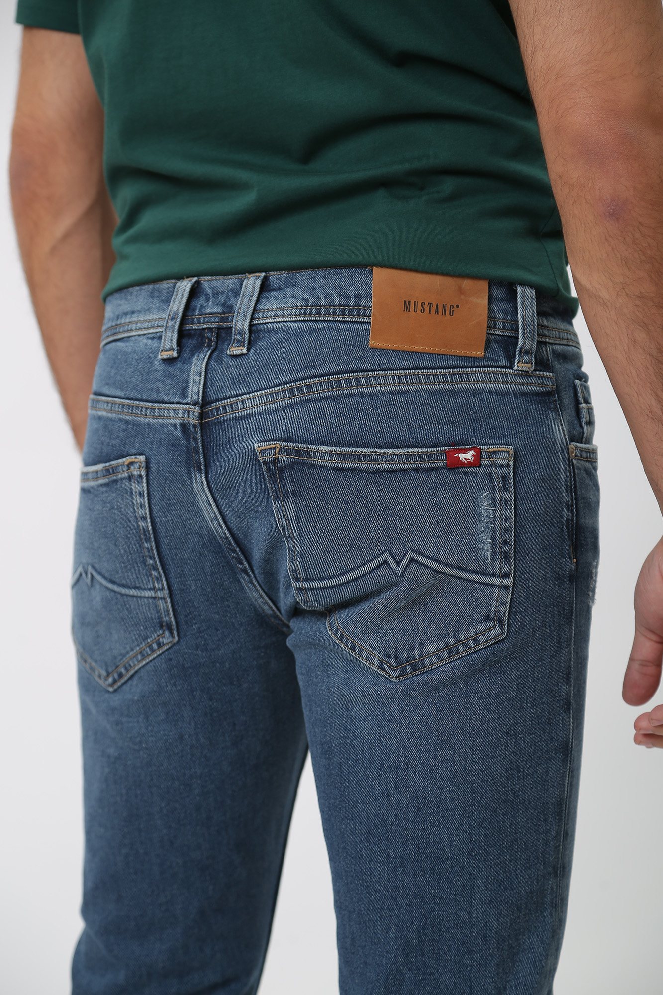 1014592-5000 Джинсы Oregon Slim  Mustang Синий