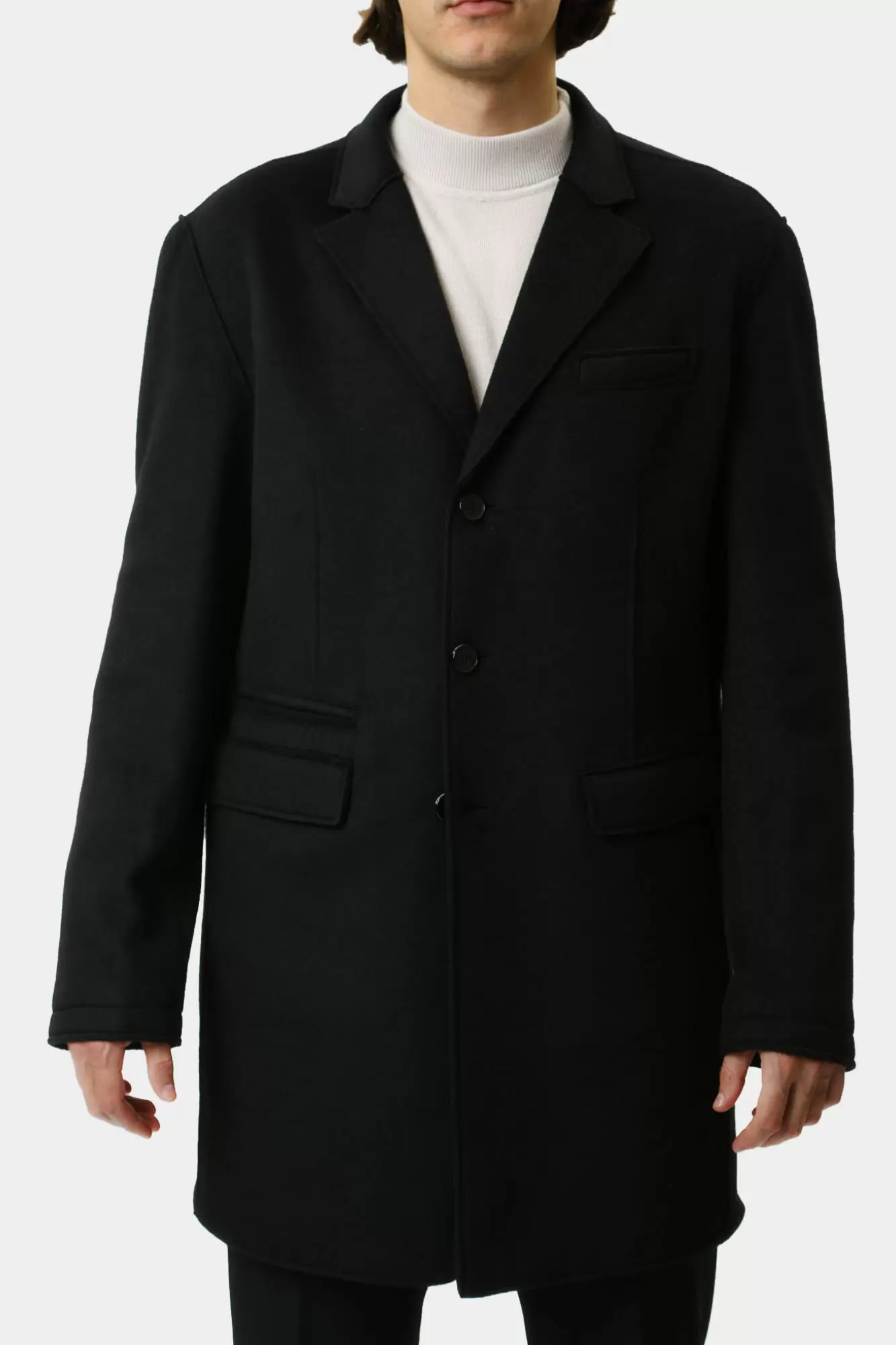 544557_455010 Пальто Karl Lagerfeld Черный