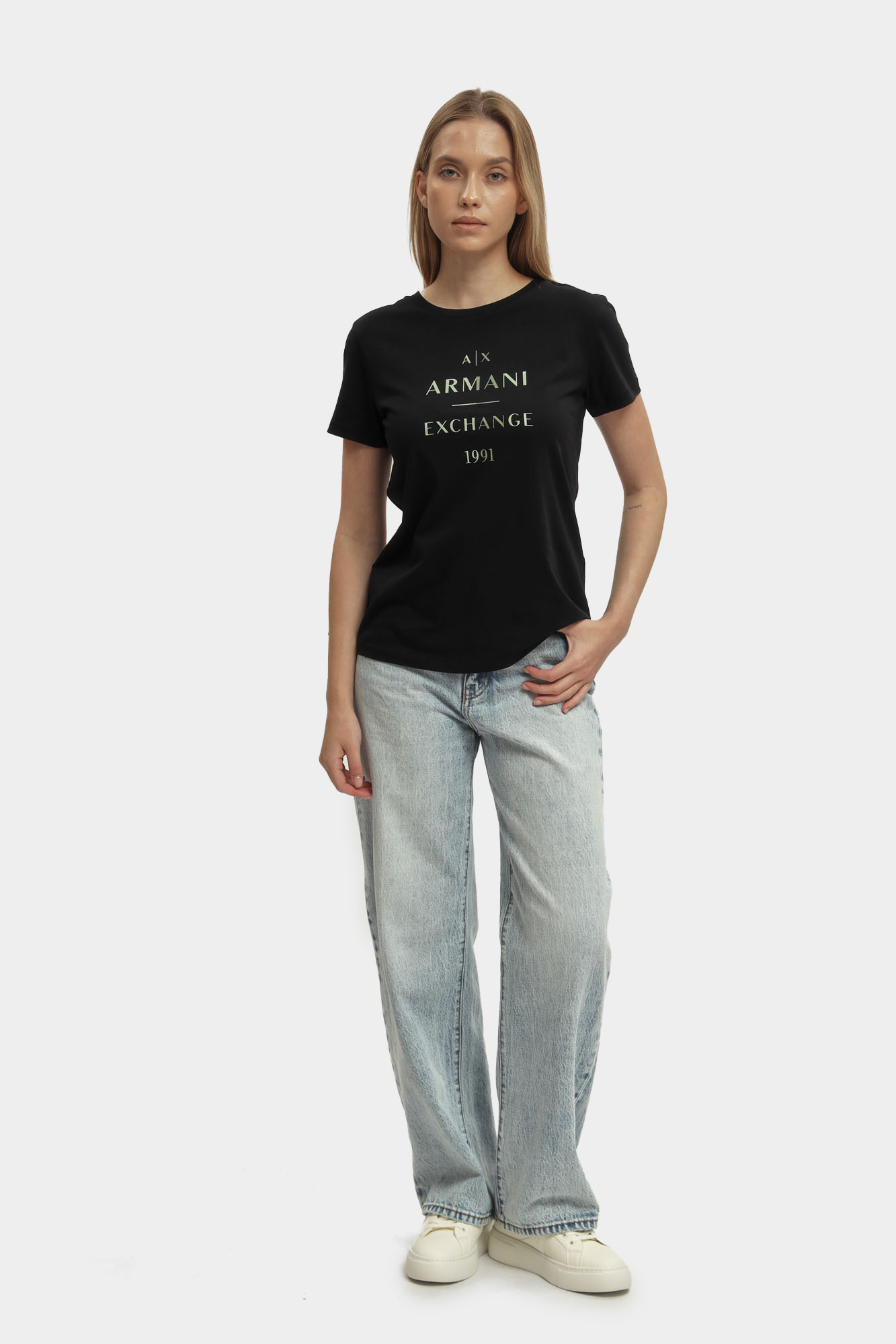 XW000522_AF17172 футболка armani exchange 