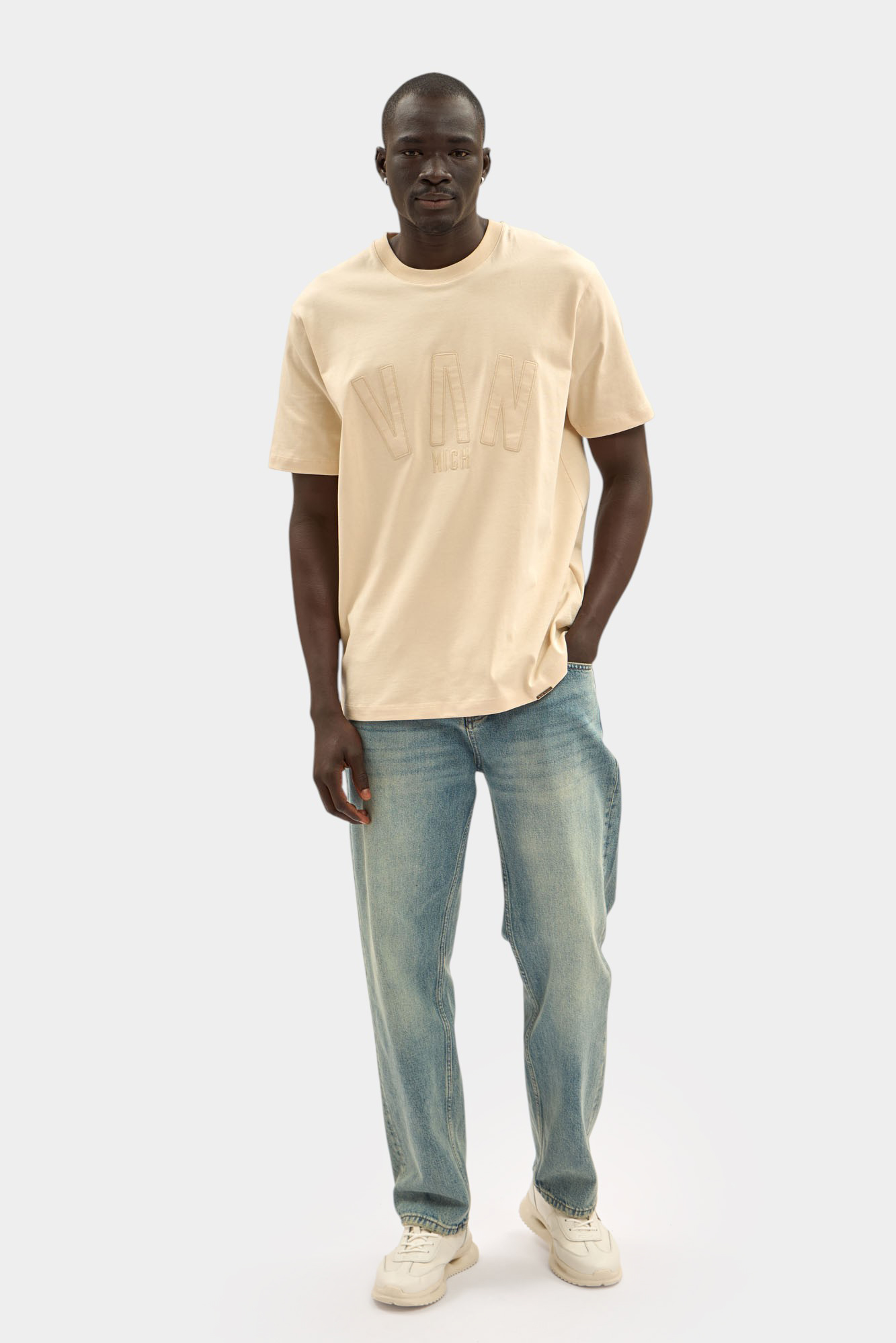 VM-ERK-22-578 Футболка Van Mich Бежевый