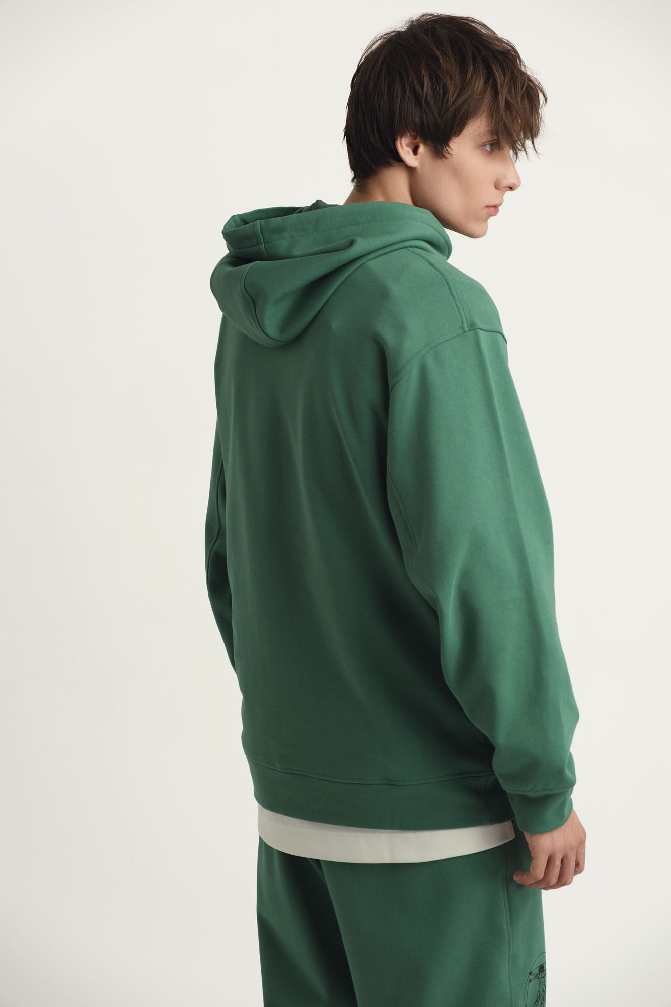 M-242-P-20-0019 Худи The Hills Зеленый