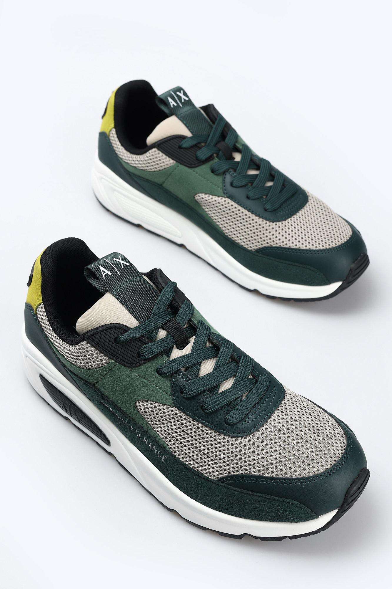 XUX121_XV540 Кроссовки Armani Exchange Зеленый