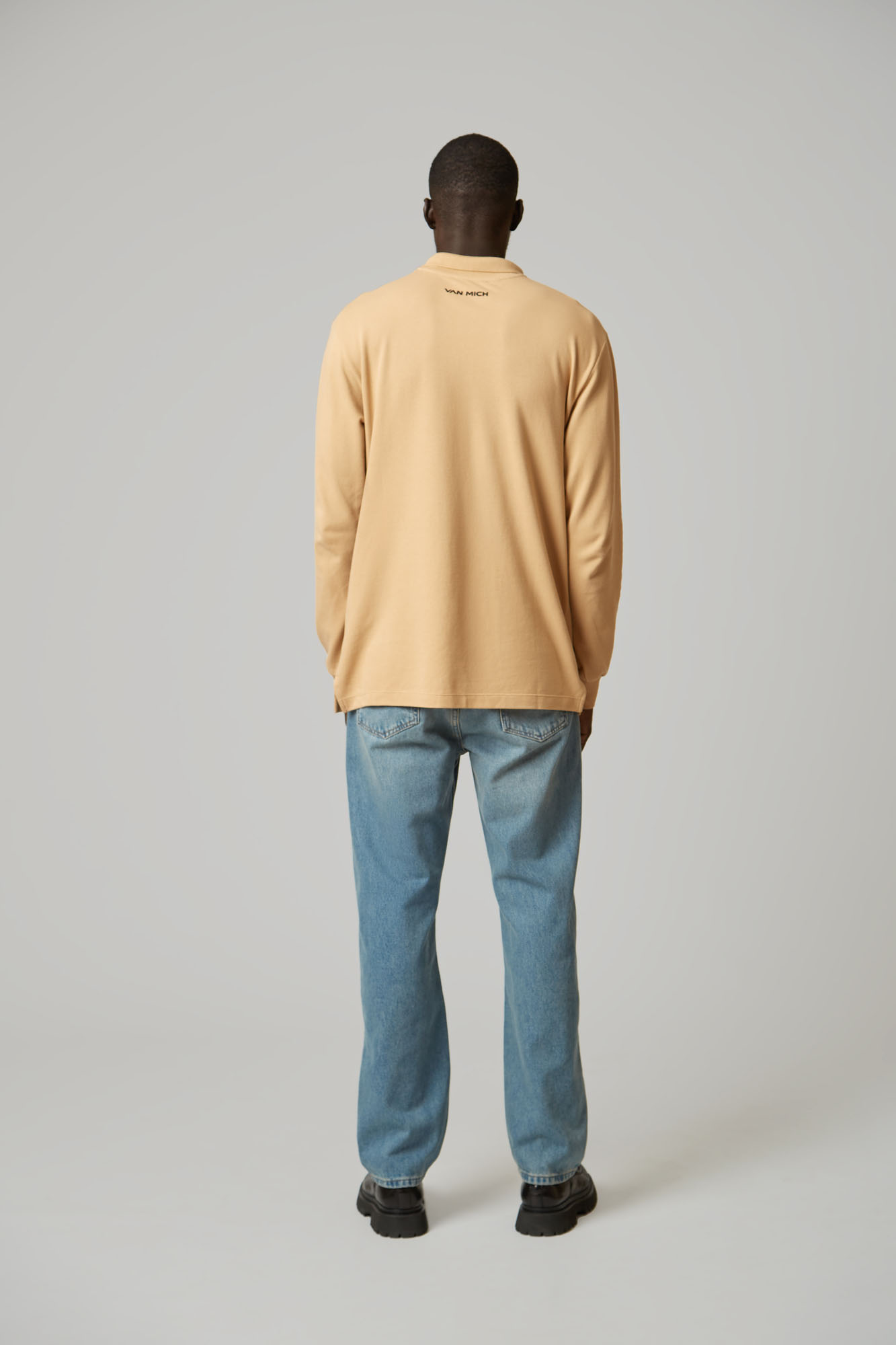 VM-ERK-22-312 Поло с длинным рукавом Van Mich Бежевый