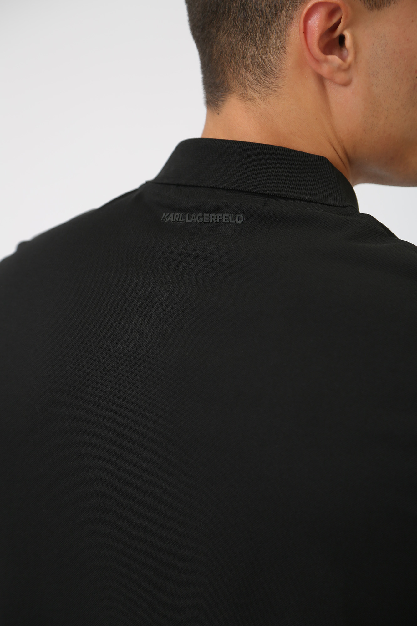 534232_745028 Поло Karl Lagerfeld Черный
