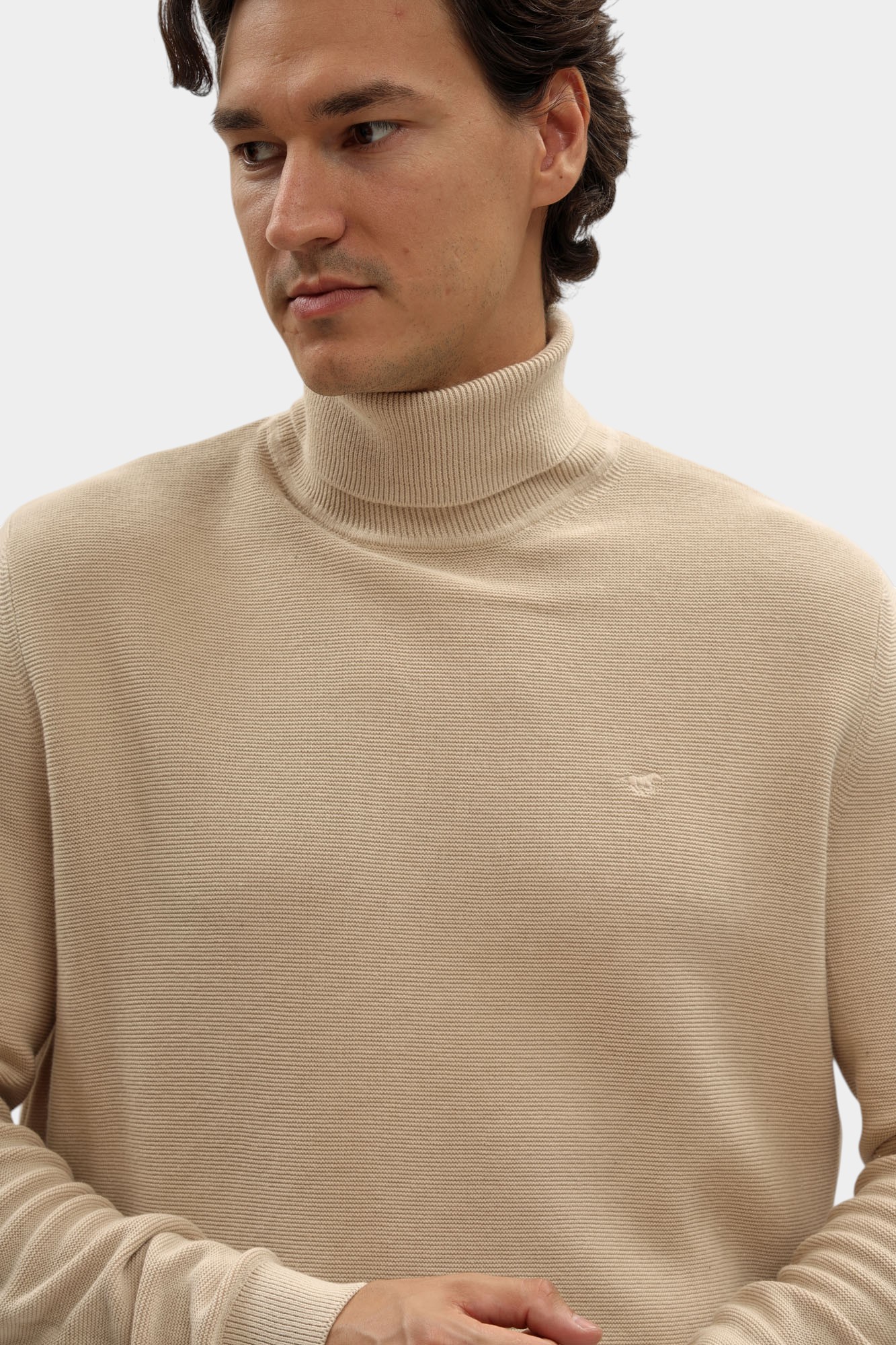 1016848 Водолазка Mustang Бежевый