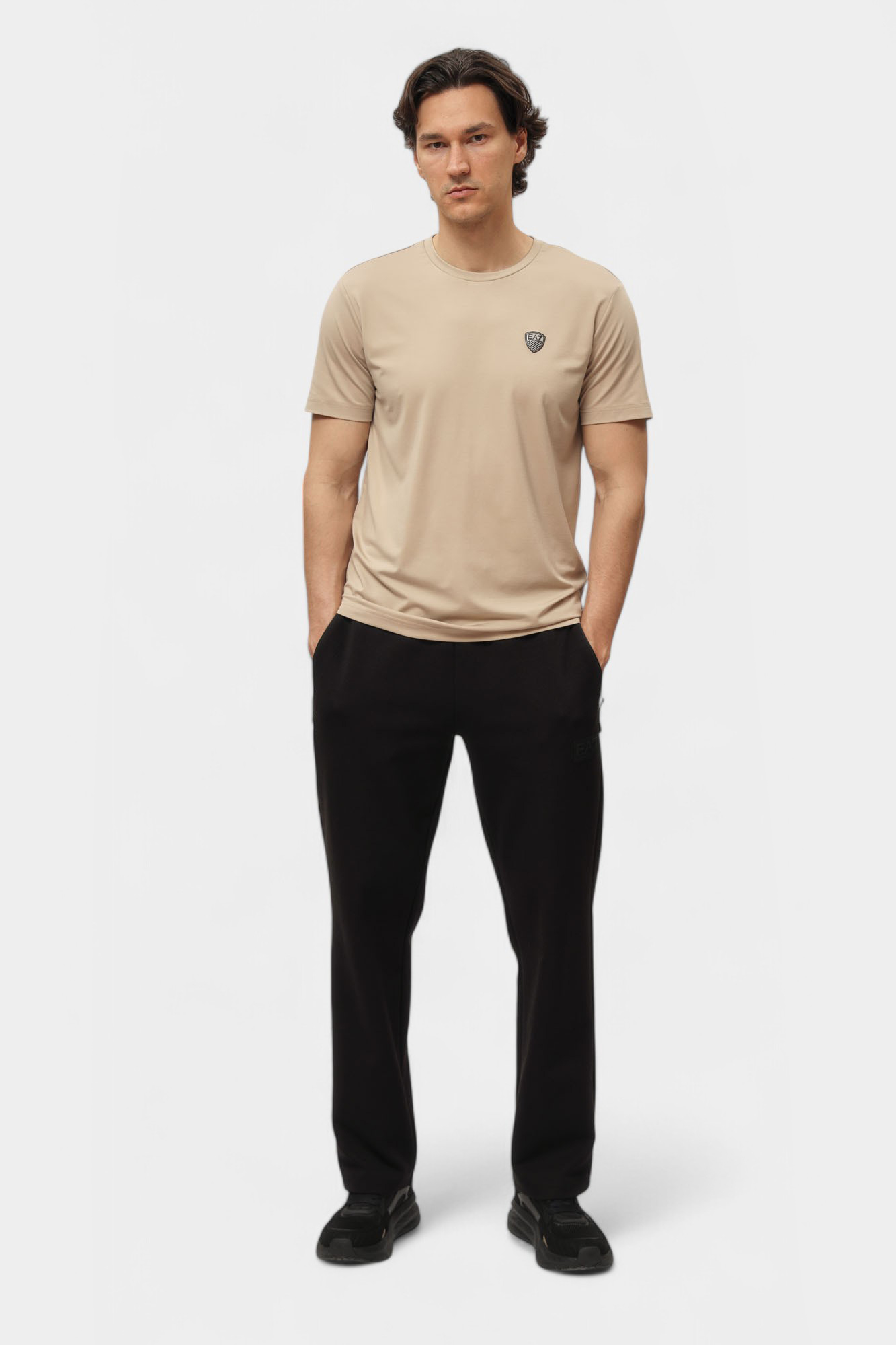 8NPT16_PJRGZ Футболка EA7 Бежевый