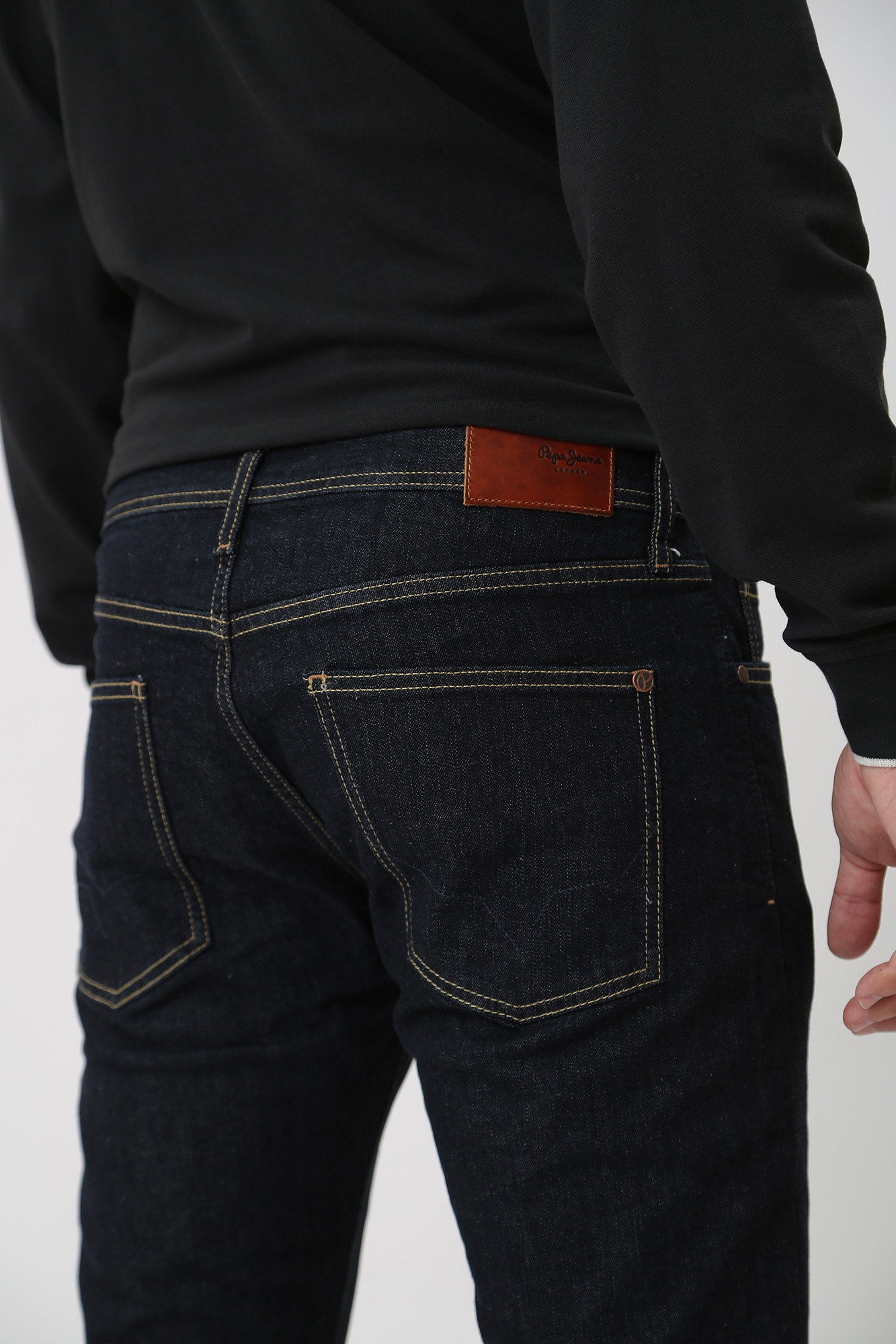 PM207390BC0 Джинсы  TAPERED JEANS  Pepe Jeans Синий