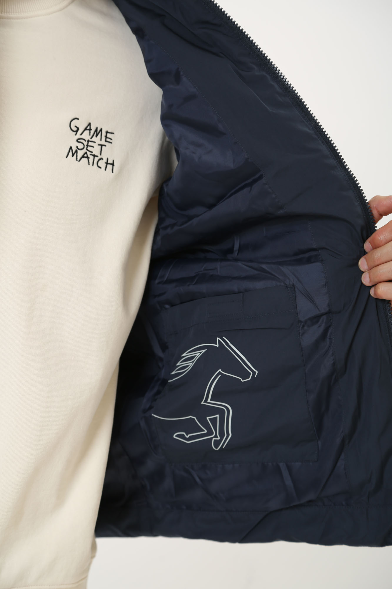 1015601 Жилет утепленный Mustang Синий