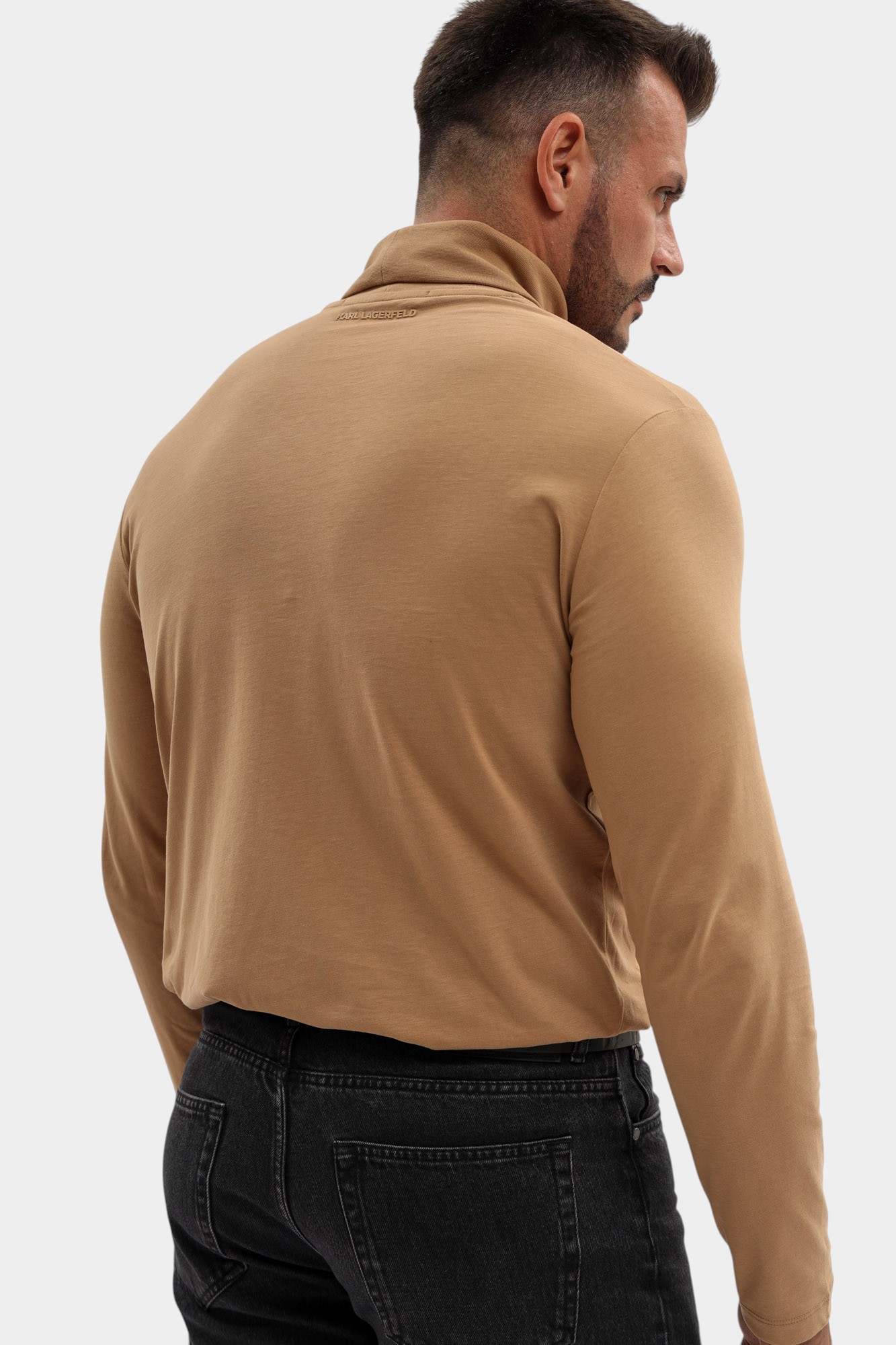 554226_755023 Лонгслив Karl Lagerfeld Коричневый