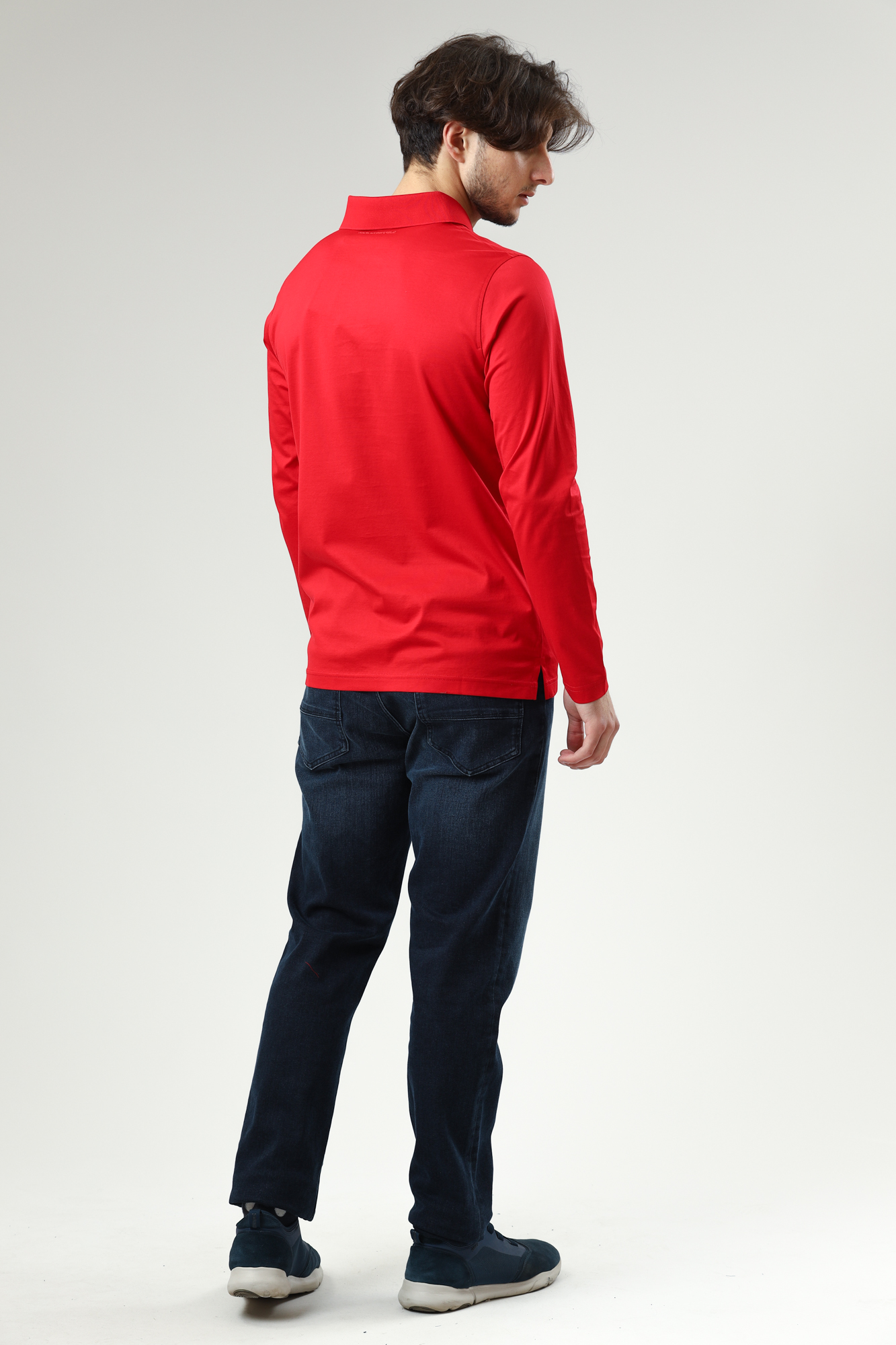 512200_745002 Поло с длинным рукавом Karl Lagerfeld Красный